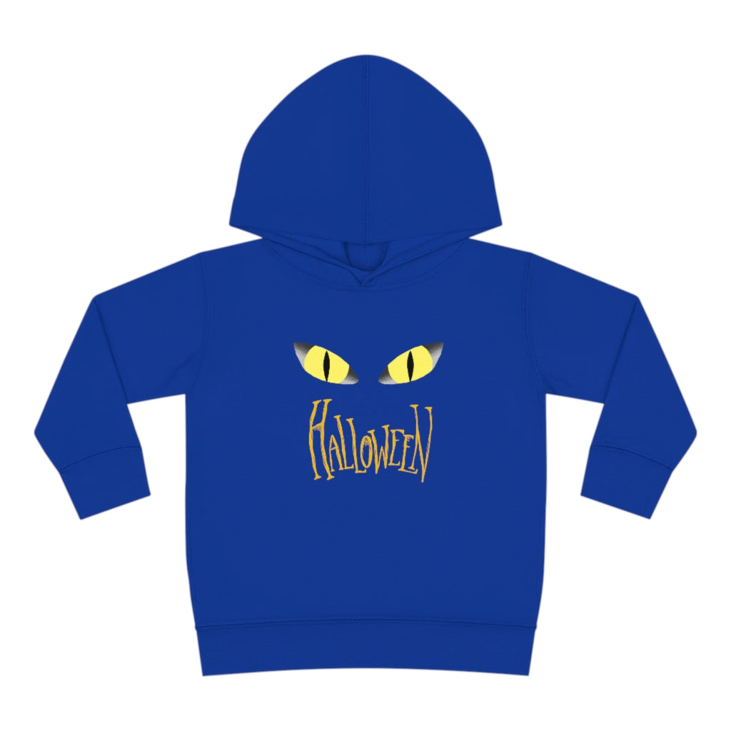 Halloween Cat's Eye Toddler Pullover Fleece Hoodie (Y)