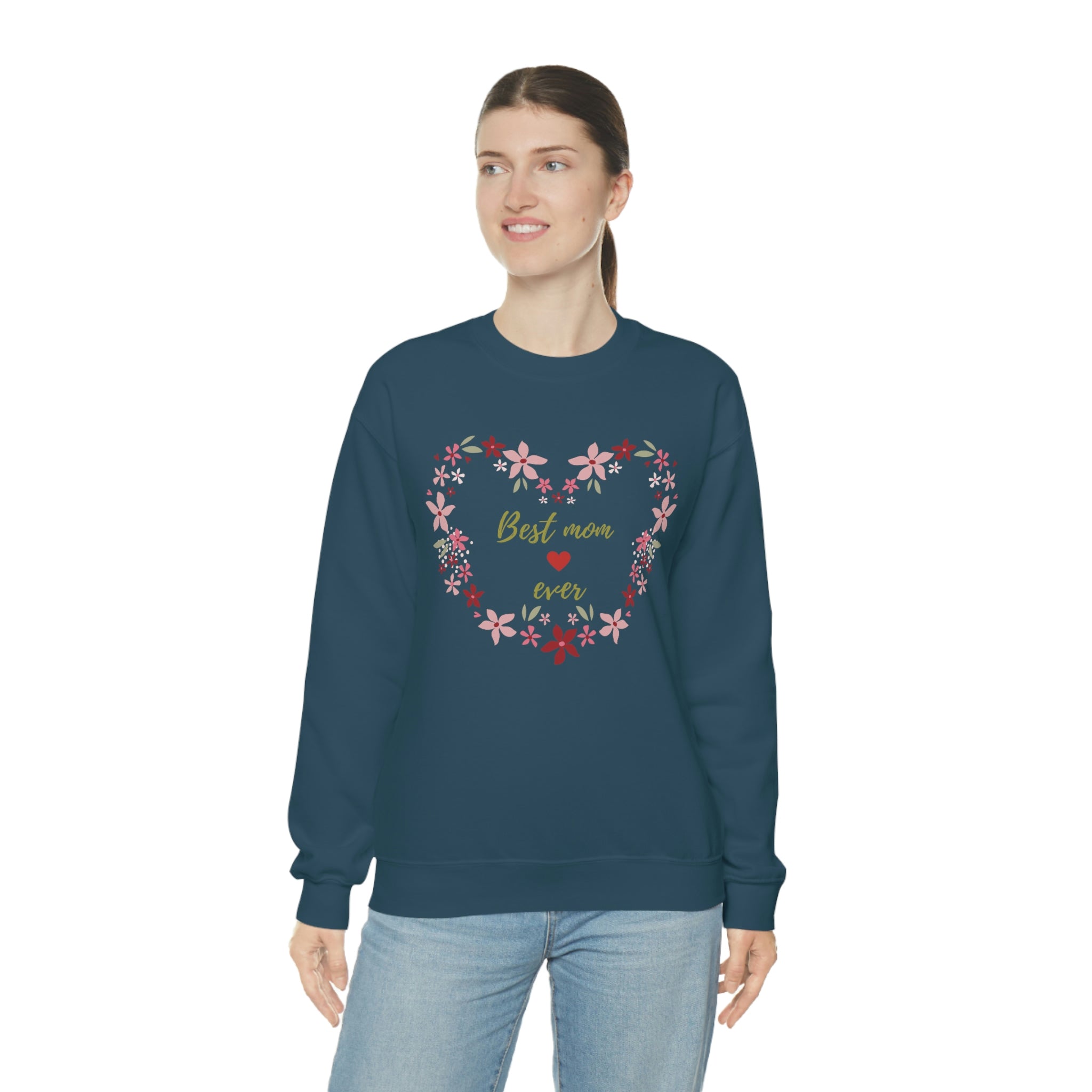 Best Mom Ever Unisex Heavy Blend™ Crewneck Sweatshirt