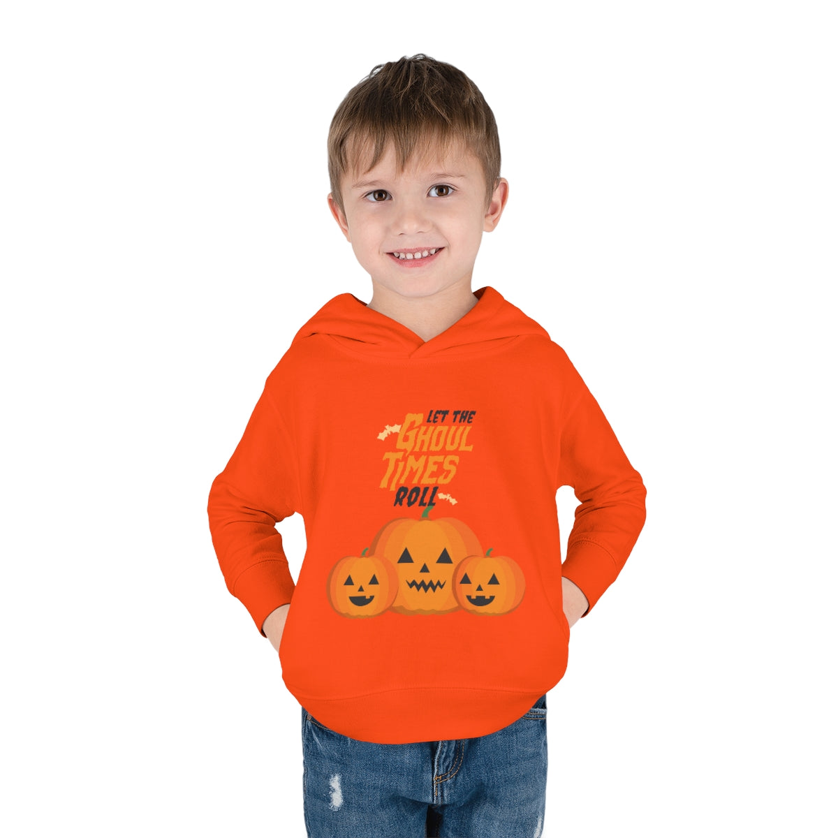 Let The Ghoul Times Roll Toddler Pullover Fleece Hoodie