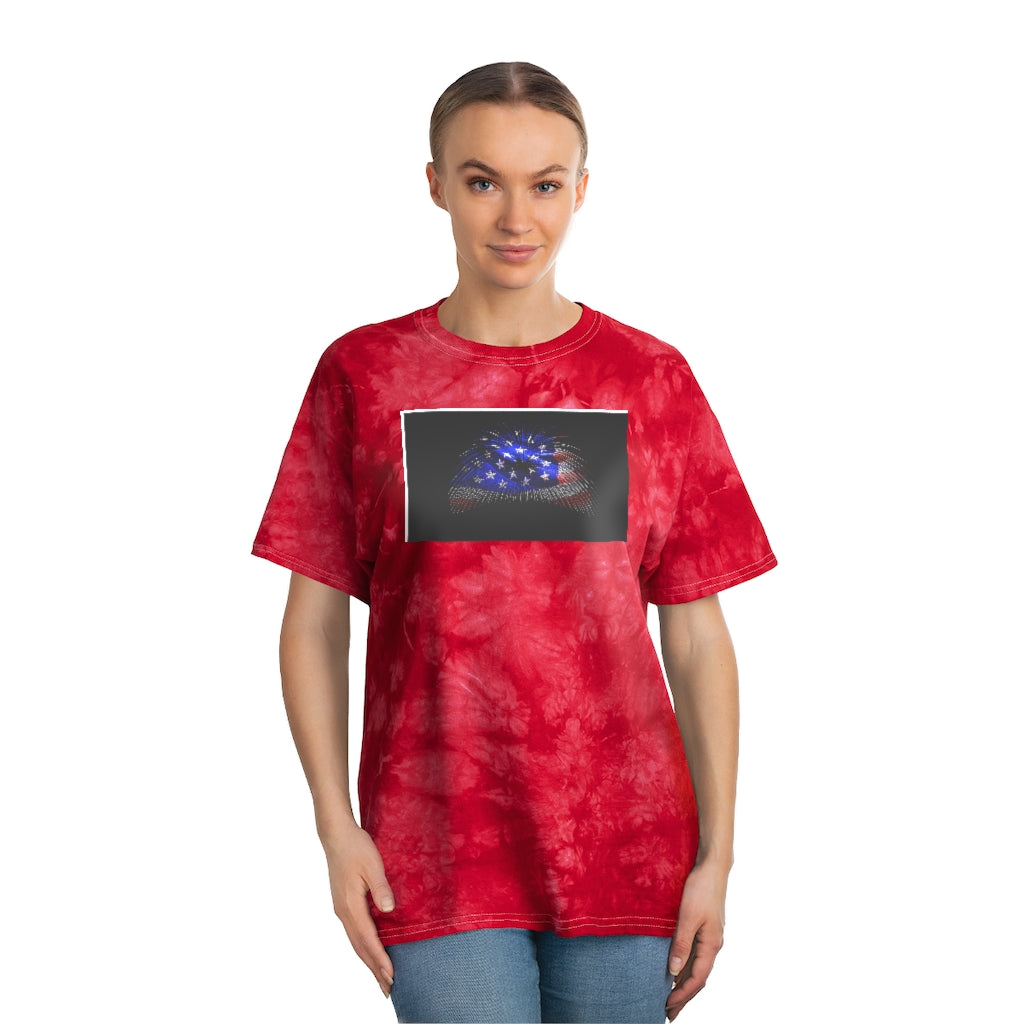 Old Glory Tie-Dye Tee, Crystal