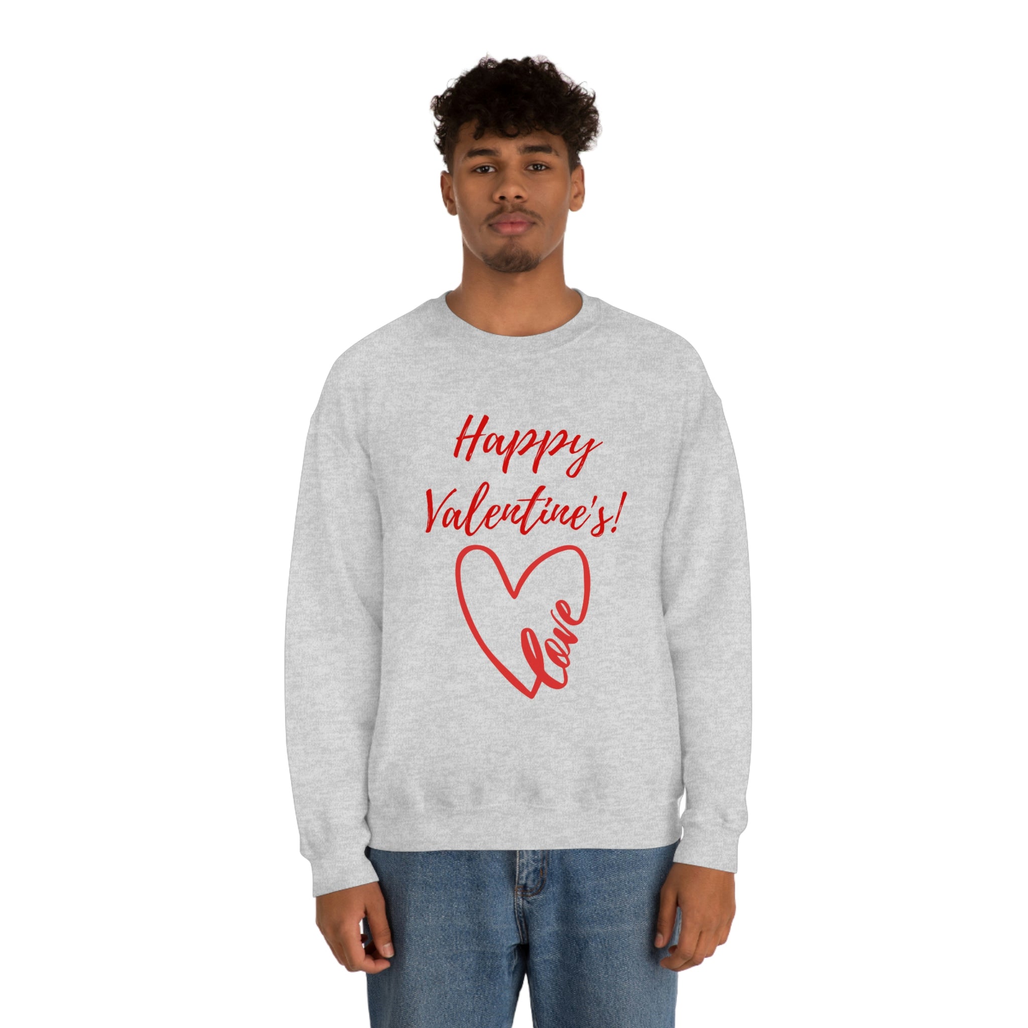 Happy Valentine's Love! Unisex Heavy Blend™ Crewneck Sweatshirt