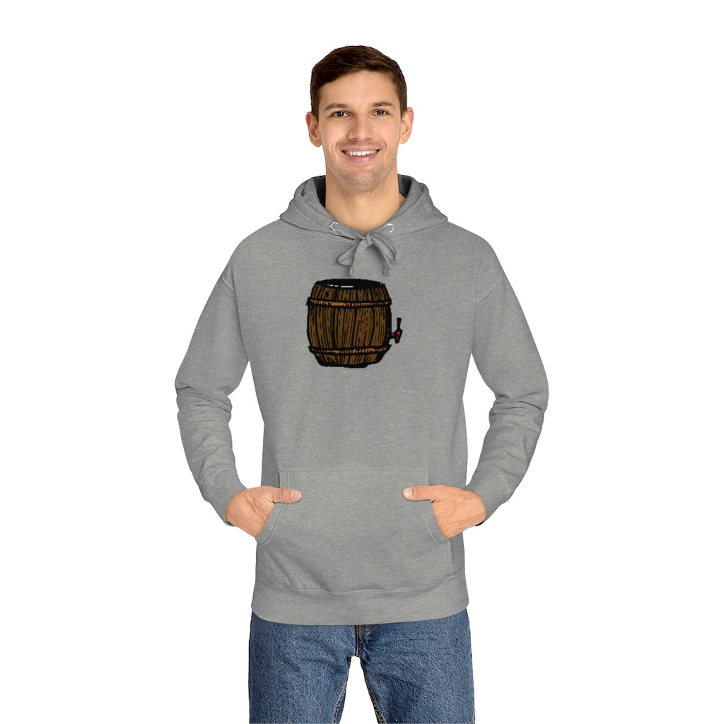 Beer Keg Unisex Fleece Hoodie