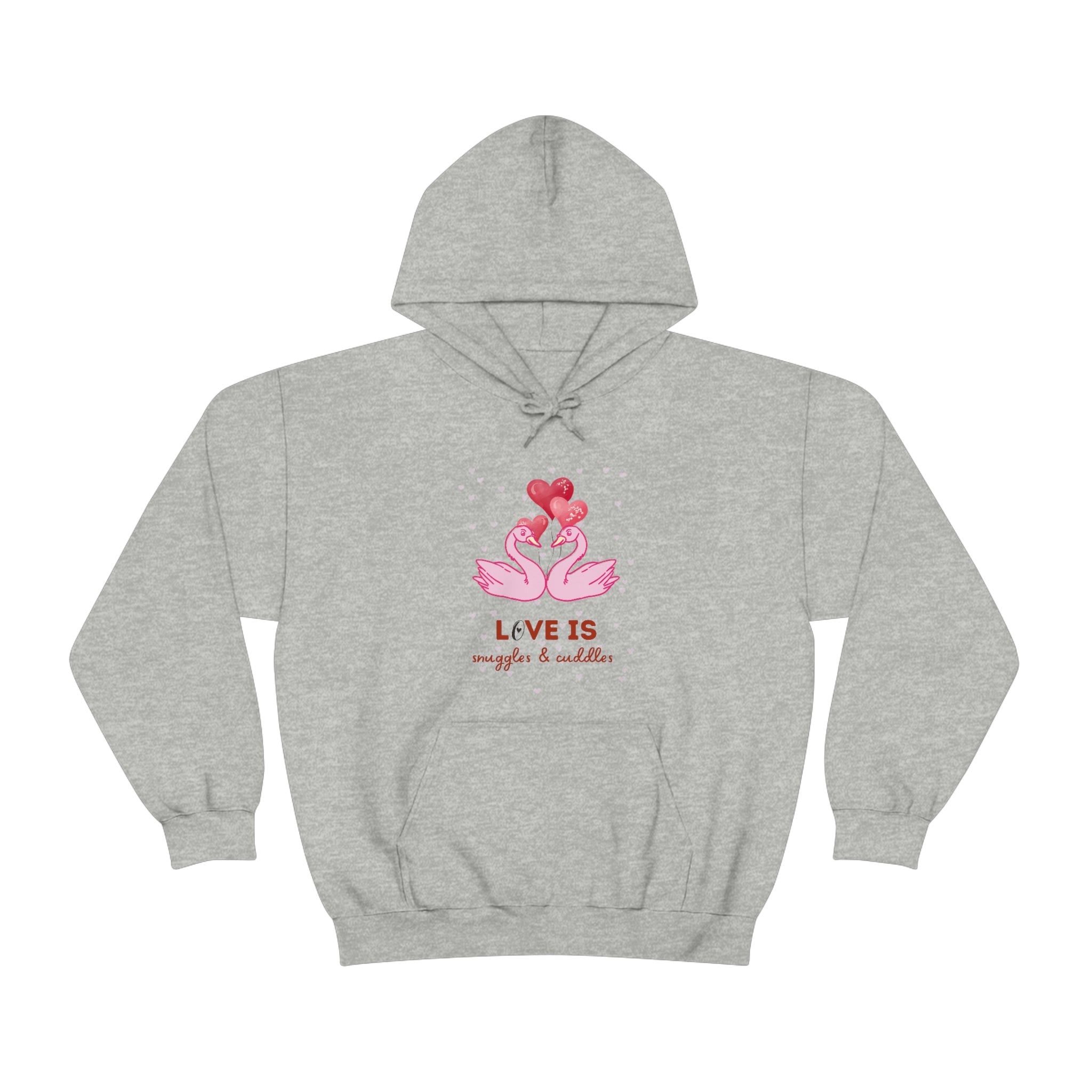 Love Is Snuggles & Cuddles Unisex Heavy Blend™ Hooded Sweatshirt