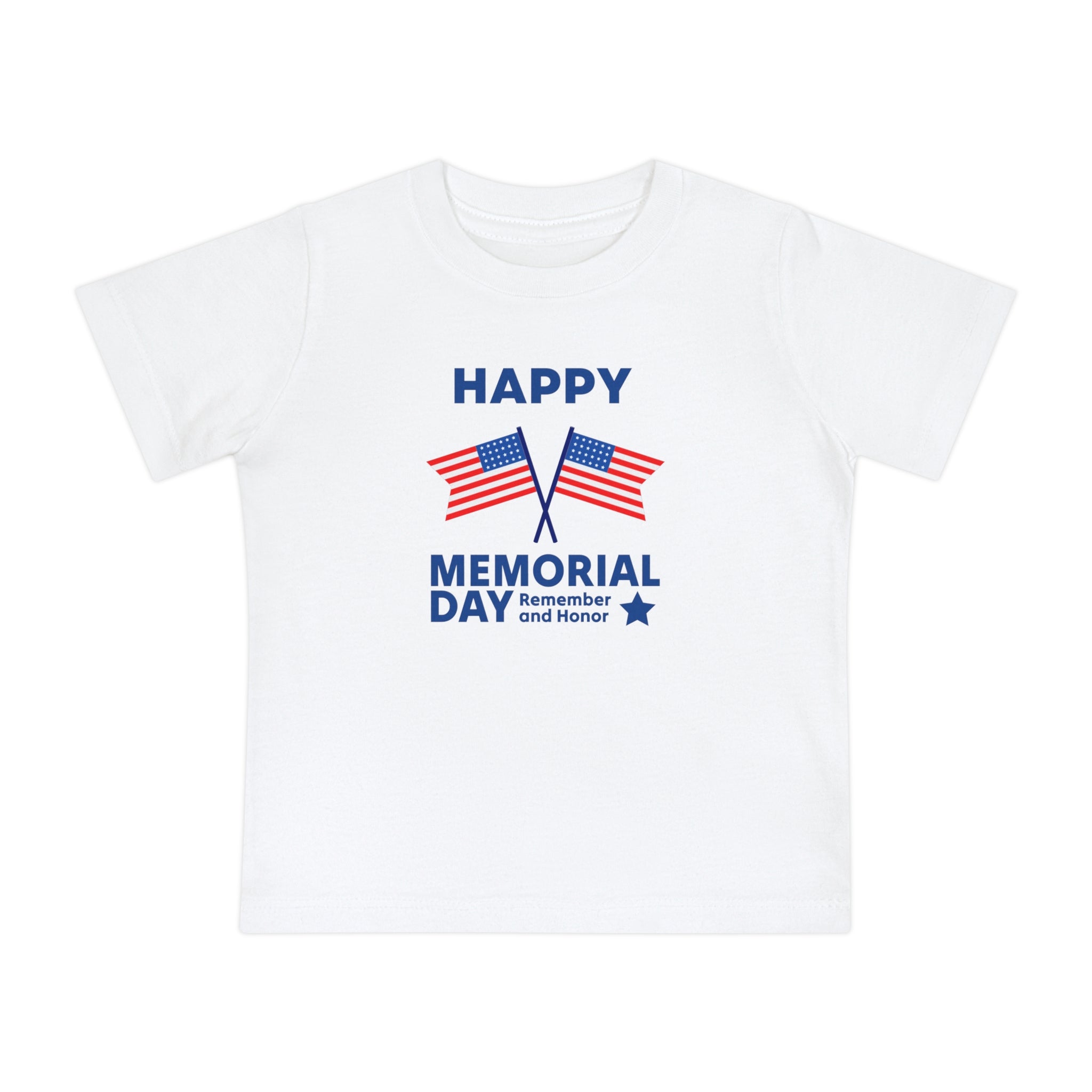 Happy Memorial Day Baby Short Sleeve T-Shirt