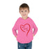 Happy Valentine's Day Toddler Pullover Fleece Hoodie