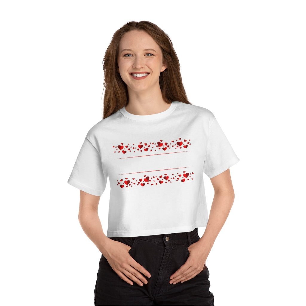 Hearts Champion Women's Heritage Cropped T-Shirt