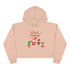 Merry Christmas From Santa & Helpers Crop Hoodie