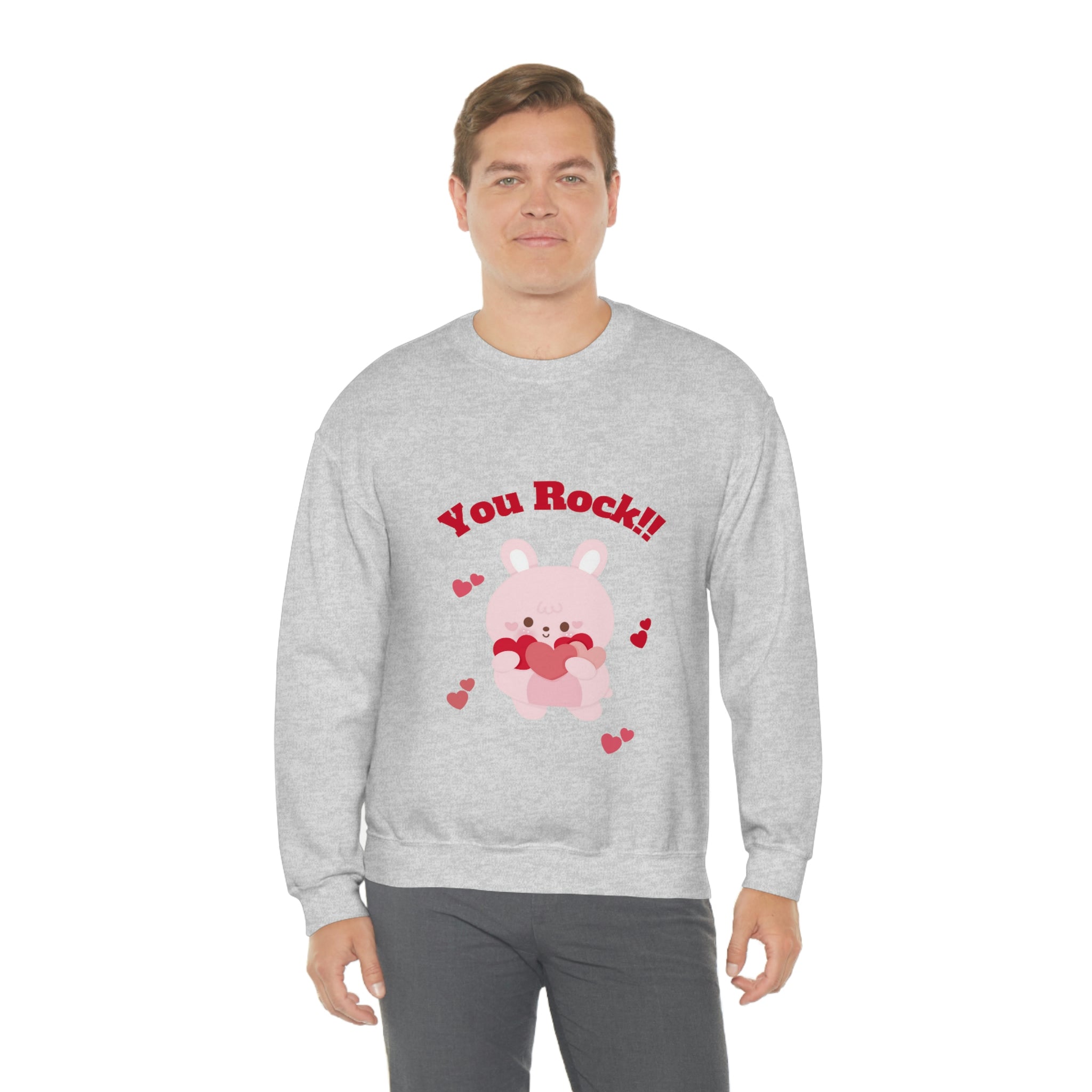 You Rock Unisex Heavy Blend™ Crewneck Sweatshirt
