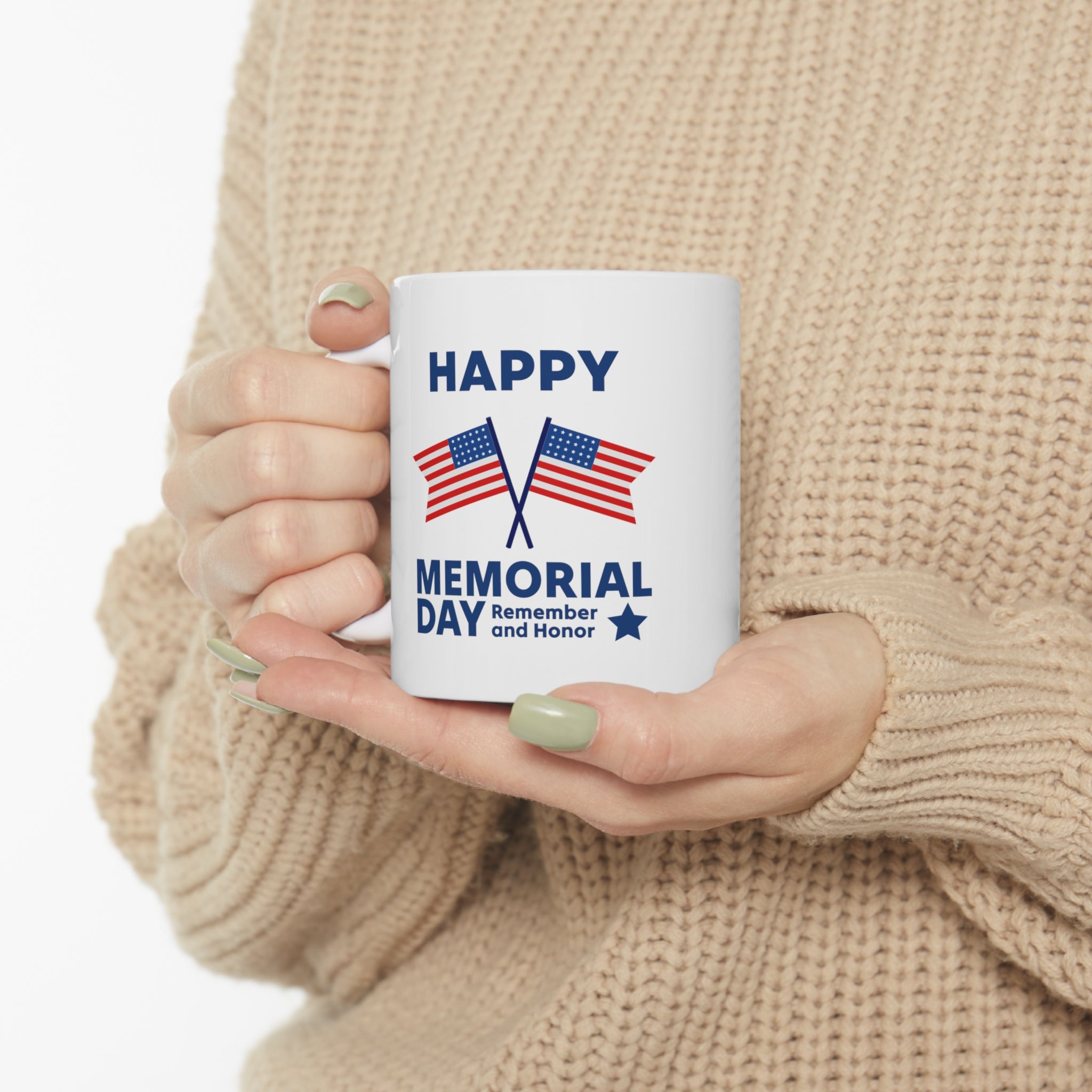 Happy Memorial Day Ceramic Mug 11oz