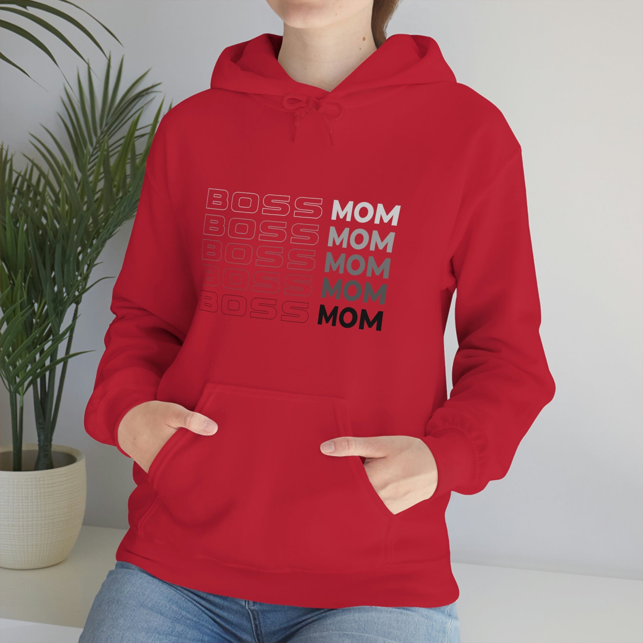 Boss Mom Unisex Heavy Blend™ Hooded Sweatshirt