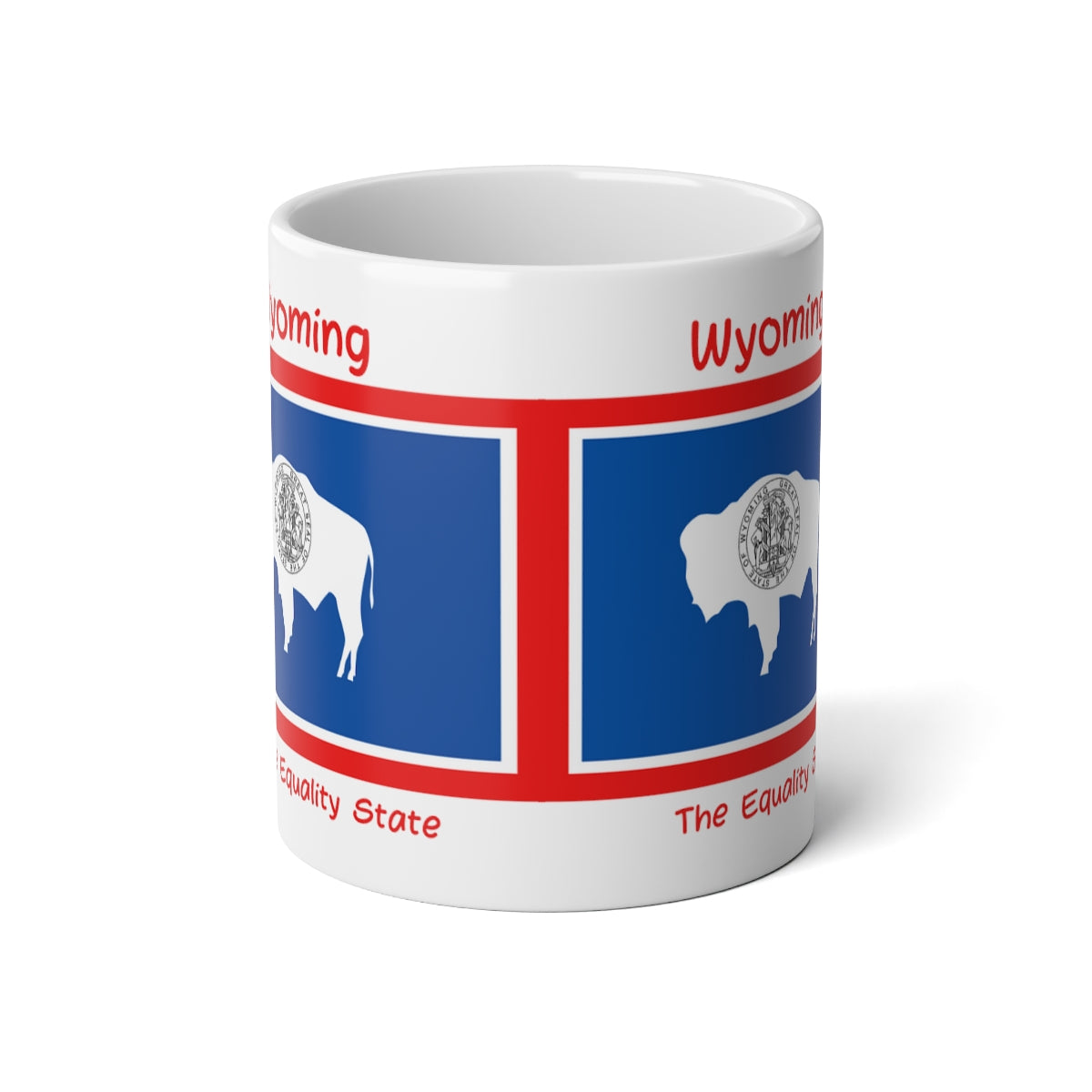 Wyoming State Flag Jumbo Mug, 20oz