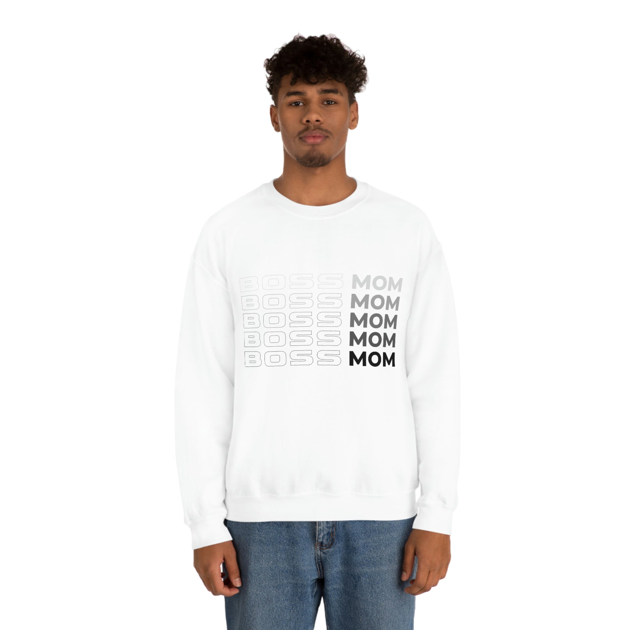 Boss Mom Unisex Heavy Blend™ Crewneck Sweatshirt