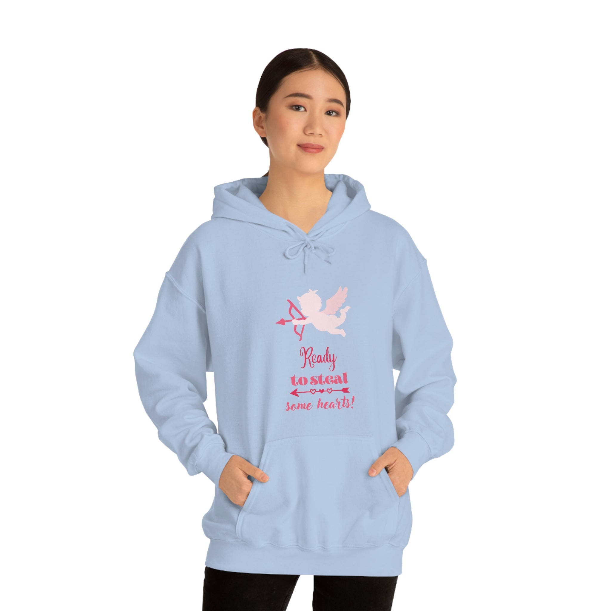 Ready To Steal Some Hearts Unisex Heavy Blend™ Hooded Sweatshirt