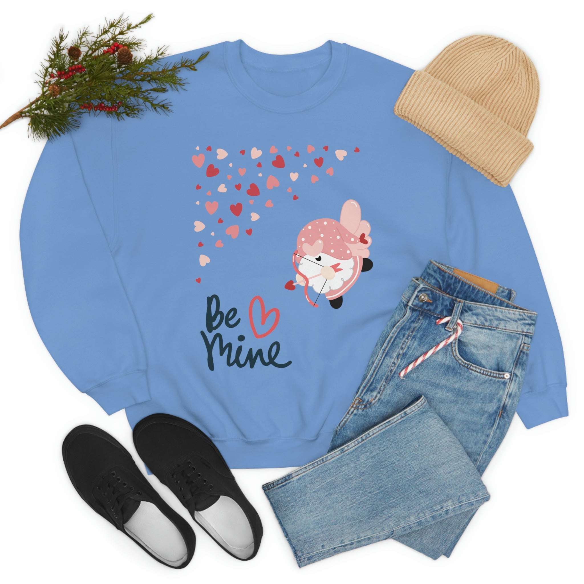 Be Mine Gnome!! Unisex Heavy Blend™ Crewneck Sweatshirt