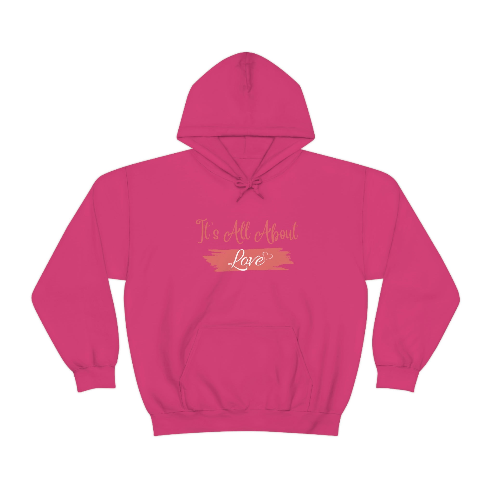 It's All About Love Unisex Heavy Blend™ Hooded Sweatshirt