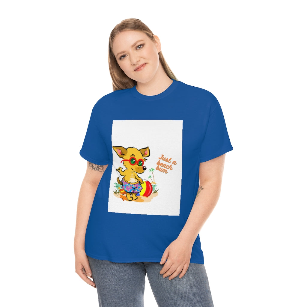 Just A Beach Bum Unisex Heavy Cotton Tee
