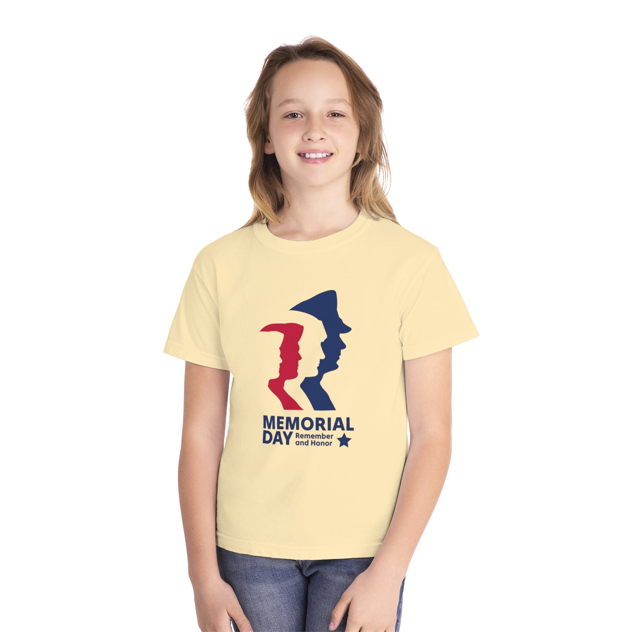 Memorial Day Heroes Youth Midweight Tee