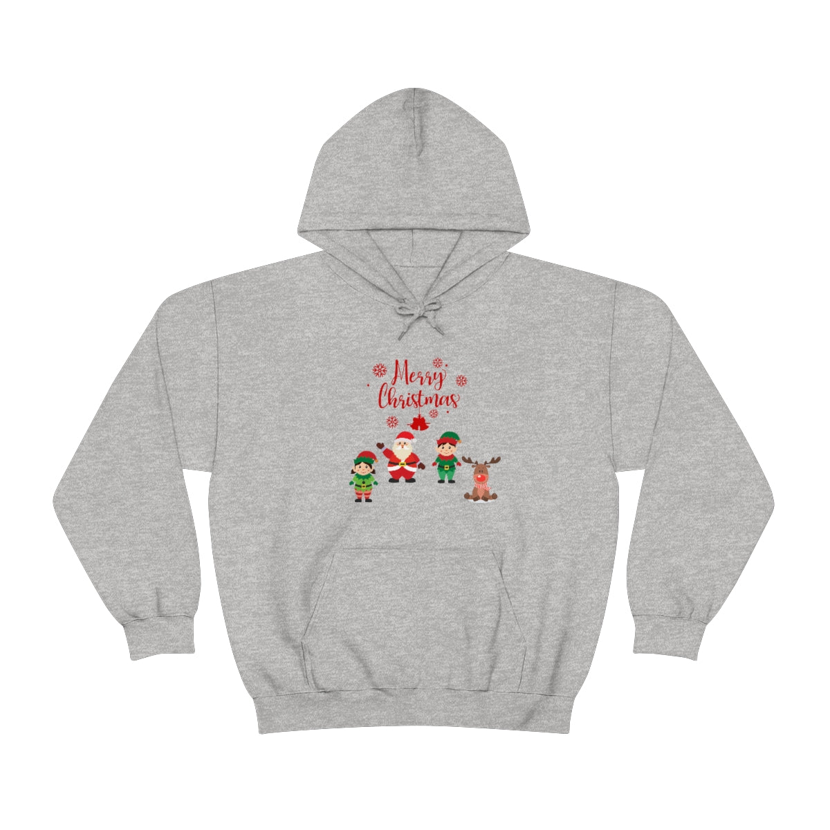 Merry Christmas From Santa & Helpers Unisex Heavy Blend™ Hooded Sweatshirt