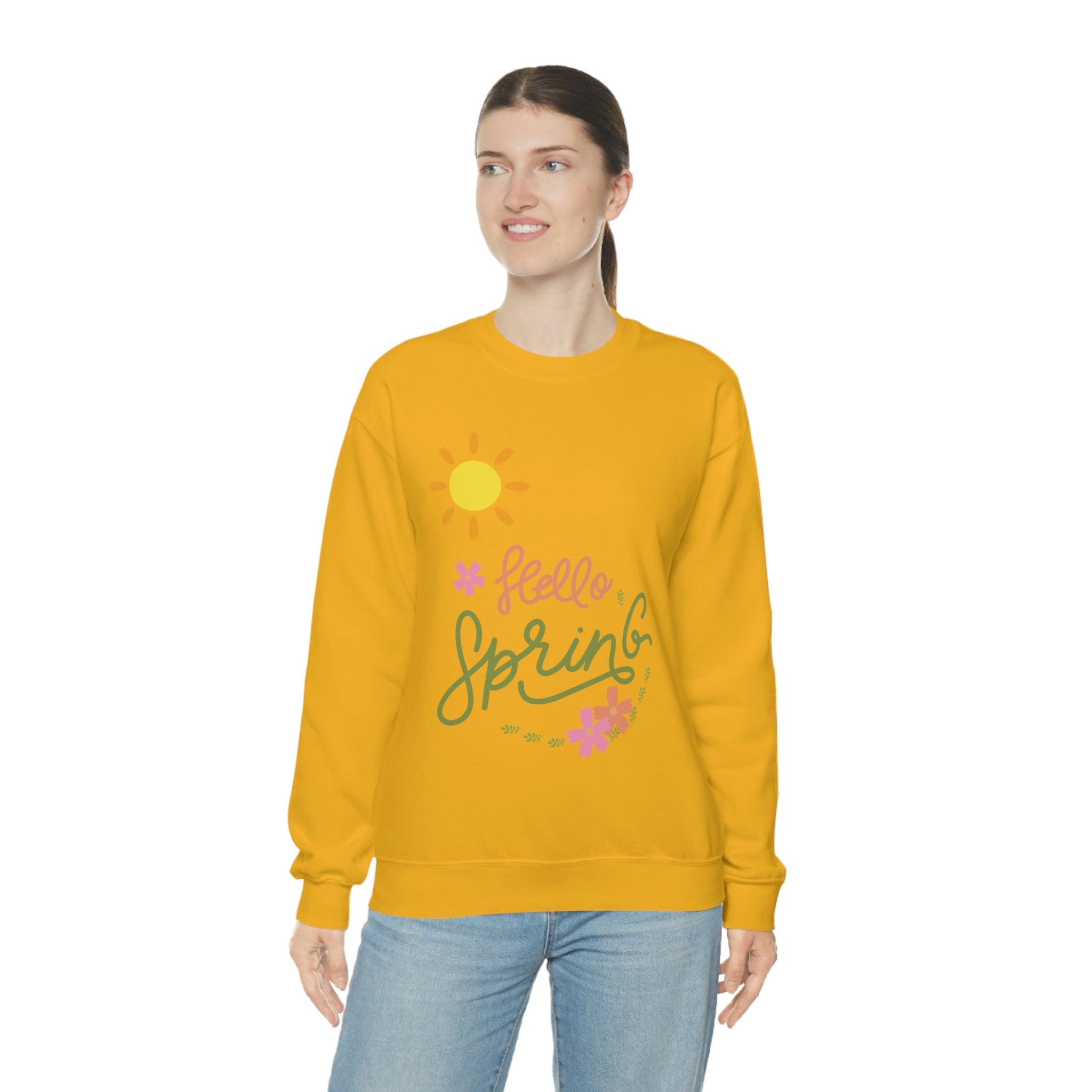 Spring Sunshine Unisex Heavy Blend™ Crewneck Sweatshirt