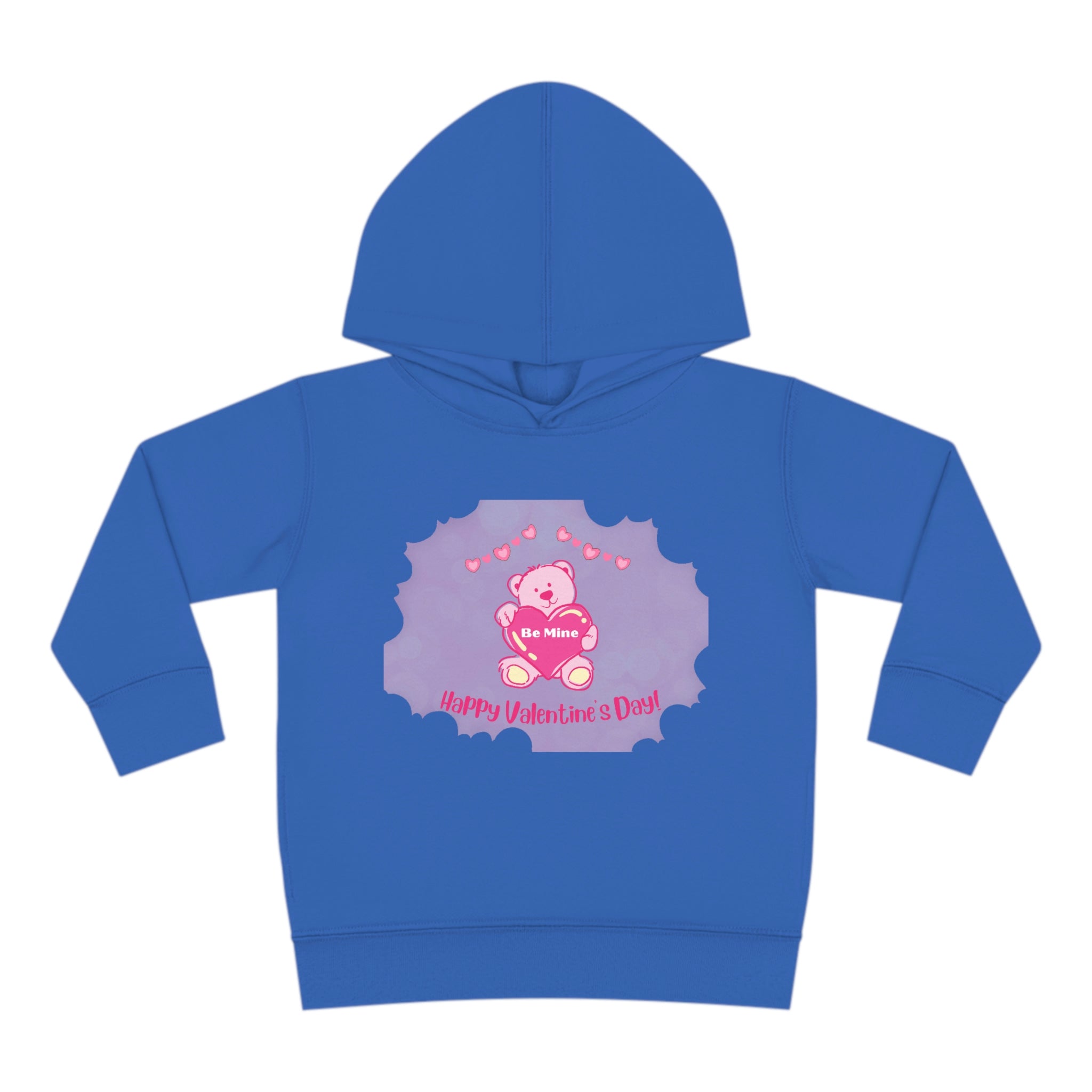 Happy Valentine's Day Be Mine Toddler Pullover Fleece Hoodie