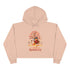 Happy Thanksgiving Turkey Pilgrim Crop Hoodie