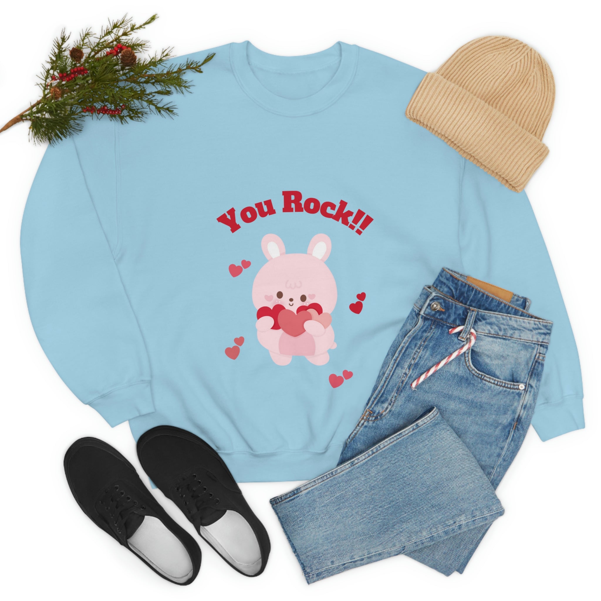 You Rock Unisex Heavy Blend™ Crewneck Sweatshirt