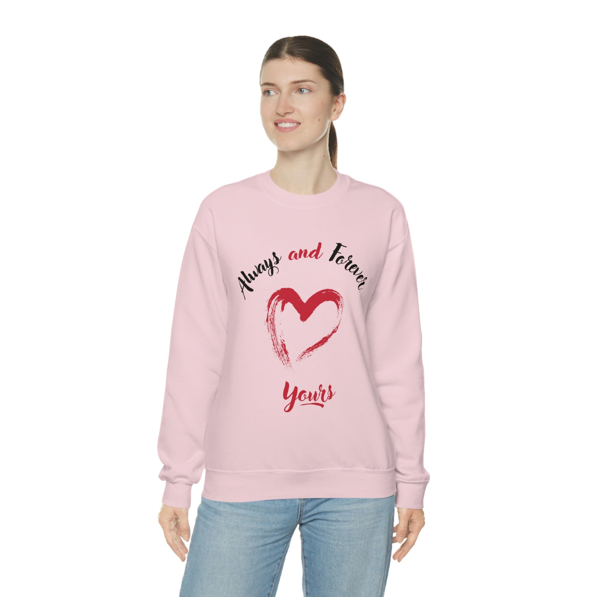 Always And Forever Yours Unisex Heavy Blend™ Crewneck Sweatshirt