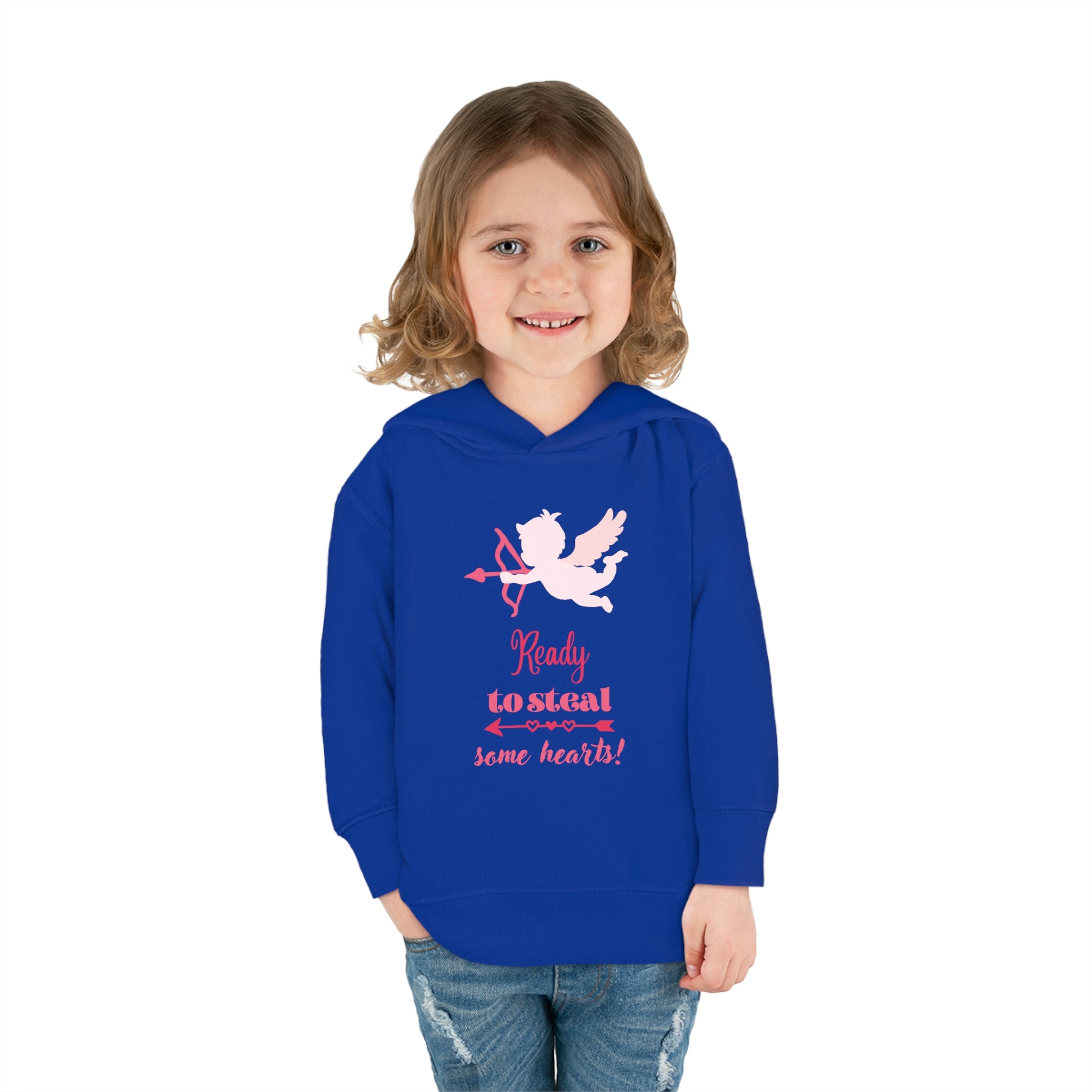 Ready To Steal Some Hearts!! Toddler Pullover Fleece Hoodie