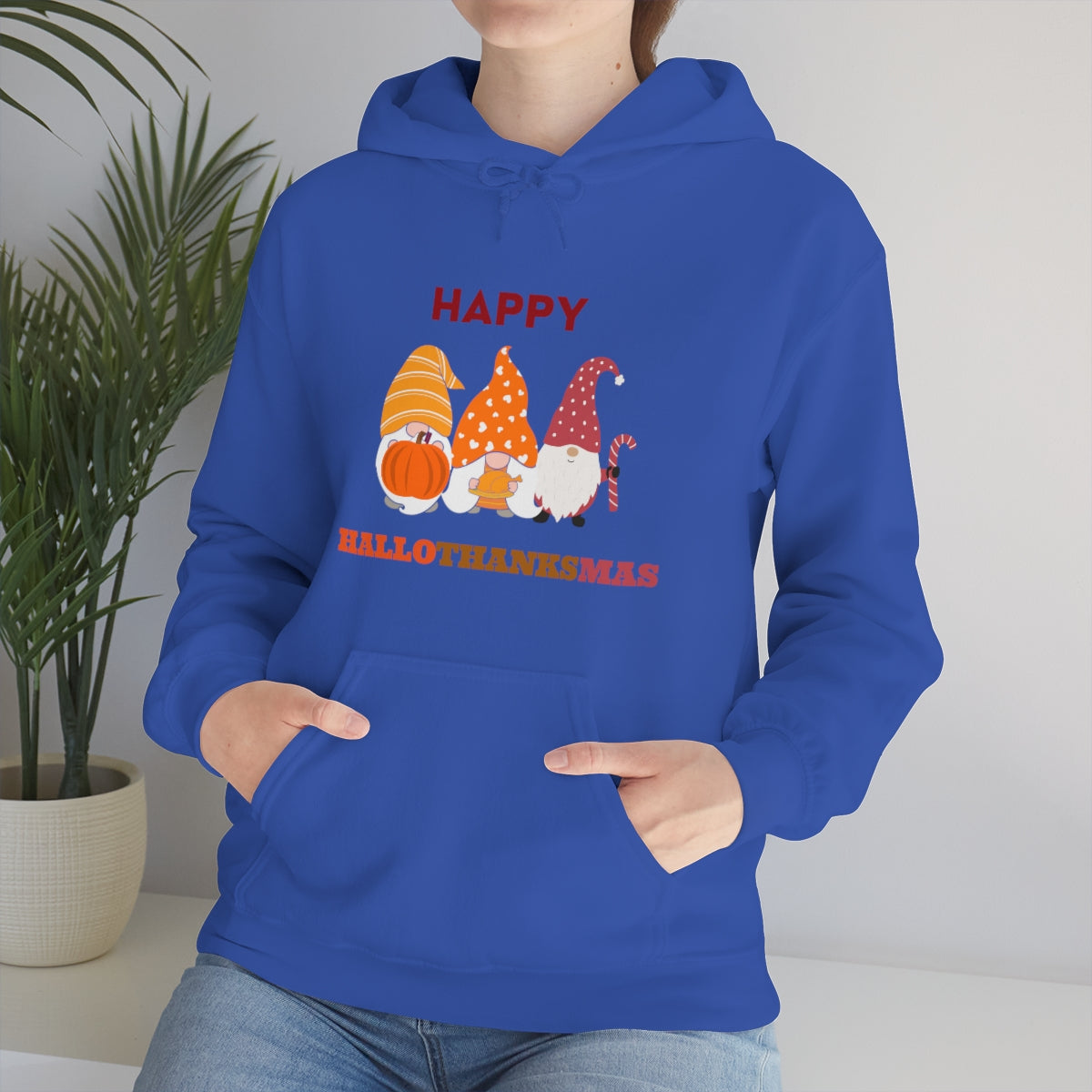 Happy Hallothanksmas Unisex Heavy Blend™ Hooded Sweatshirt