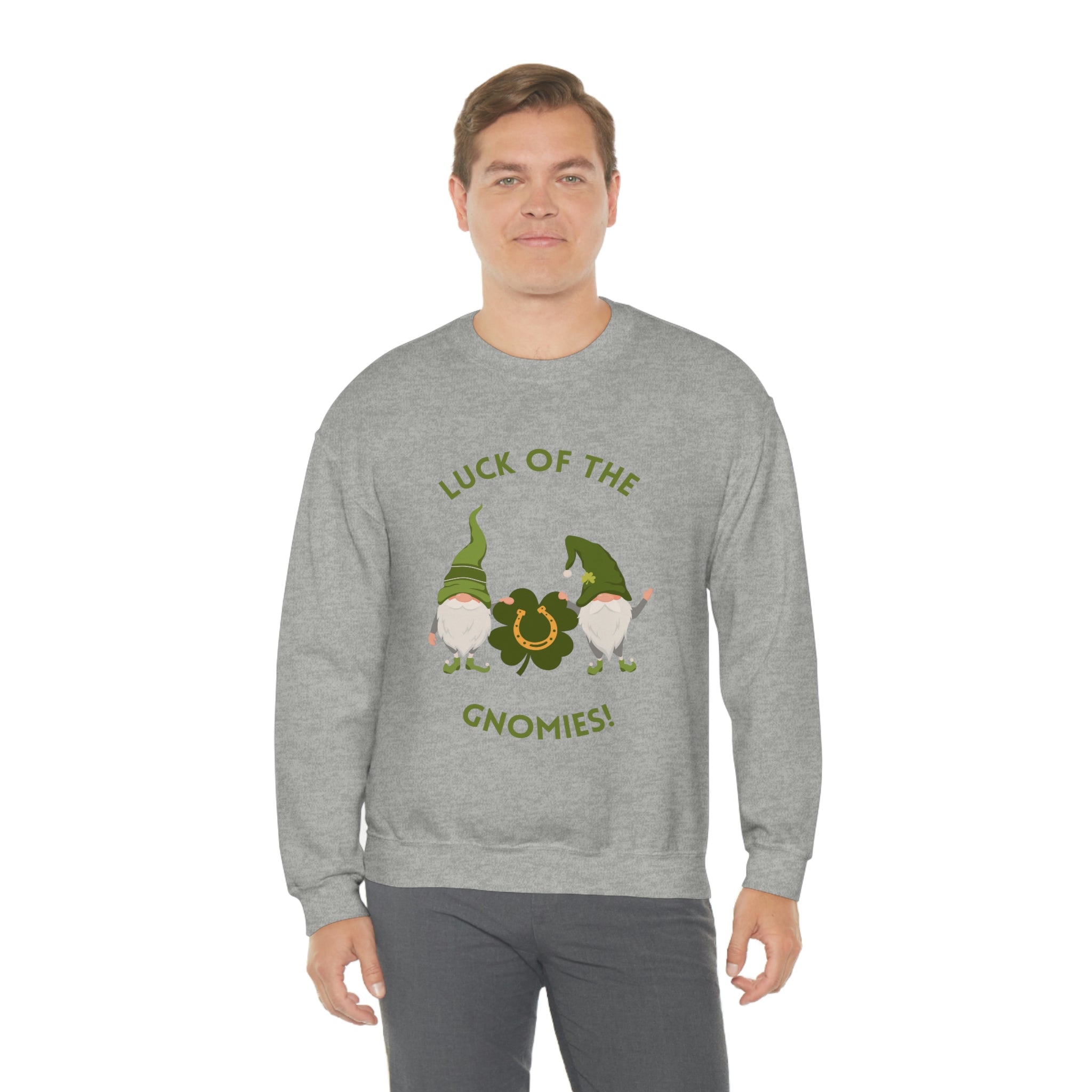 The Luck Of The Gnomies! Unisex Heavy Blend™ Crewneck Sweatshirt