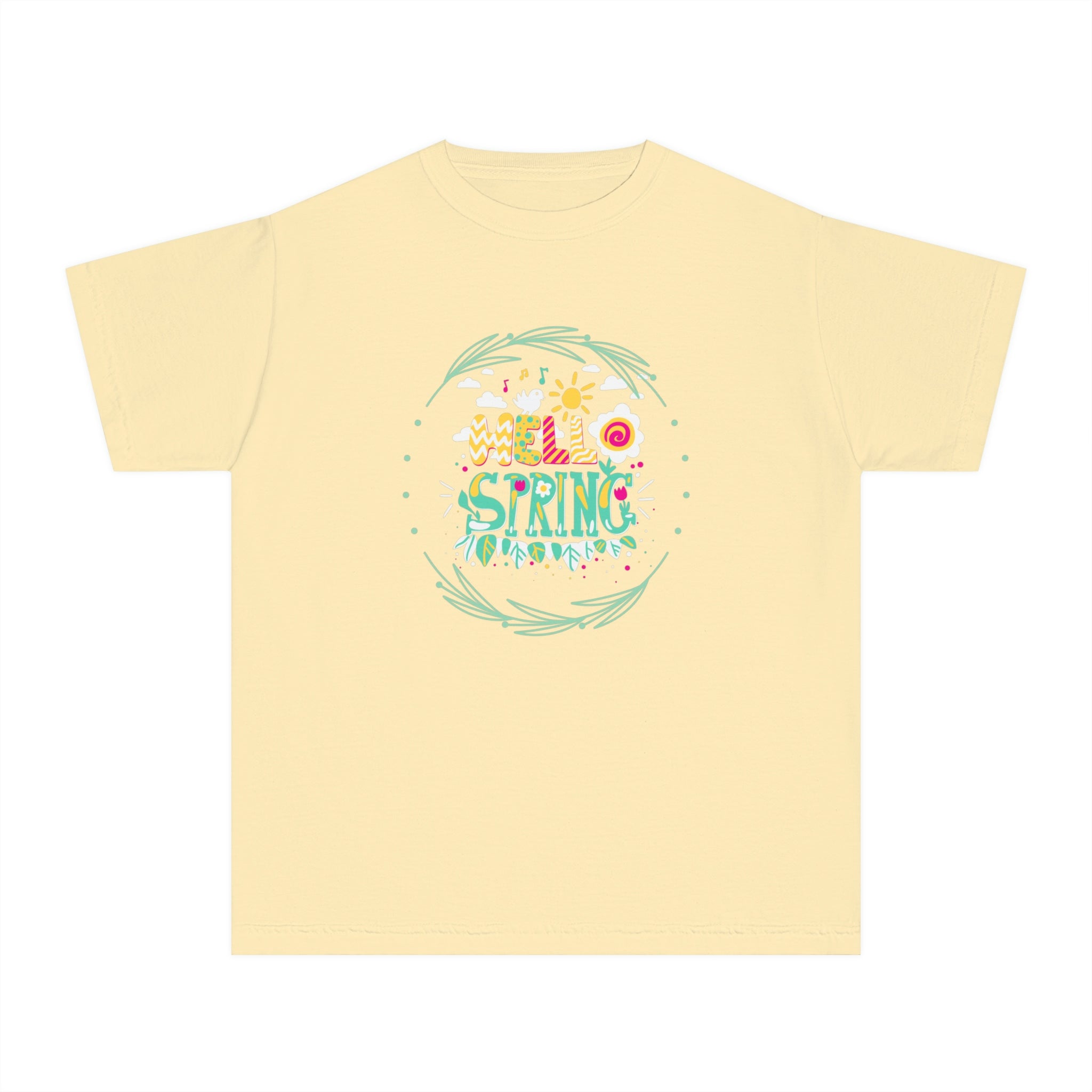 Hello Spring Youth Midweight Tee