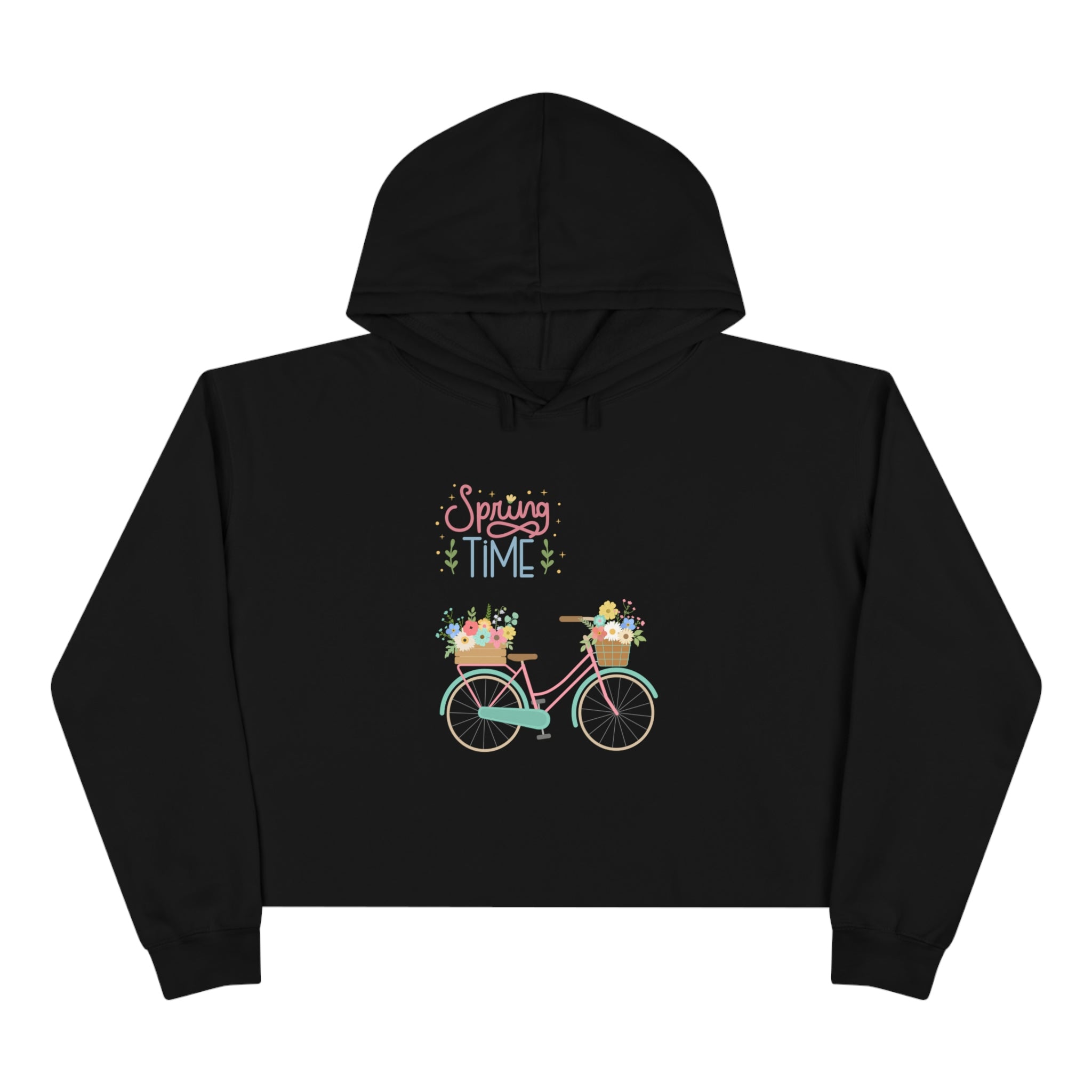 Spring Time Crop Hoodie