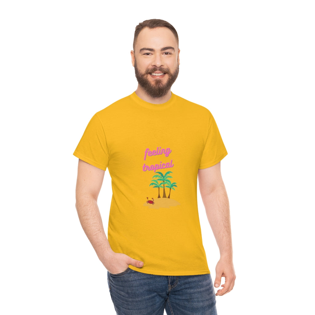 Feeling Tropical Unisex Heavy Cotton Tee