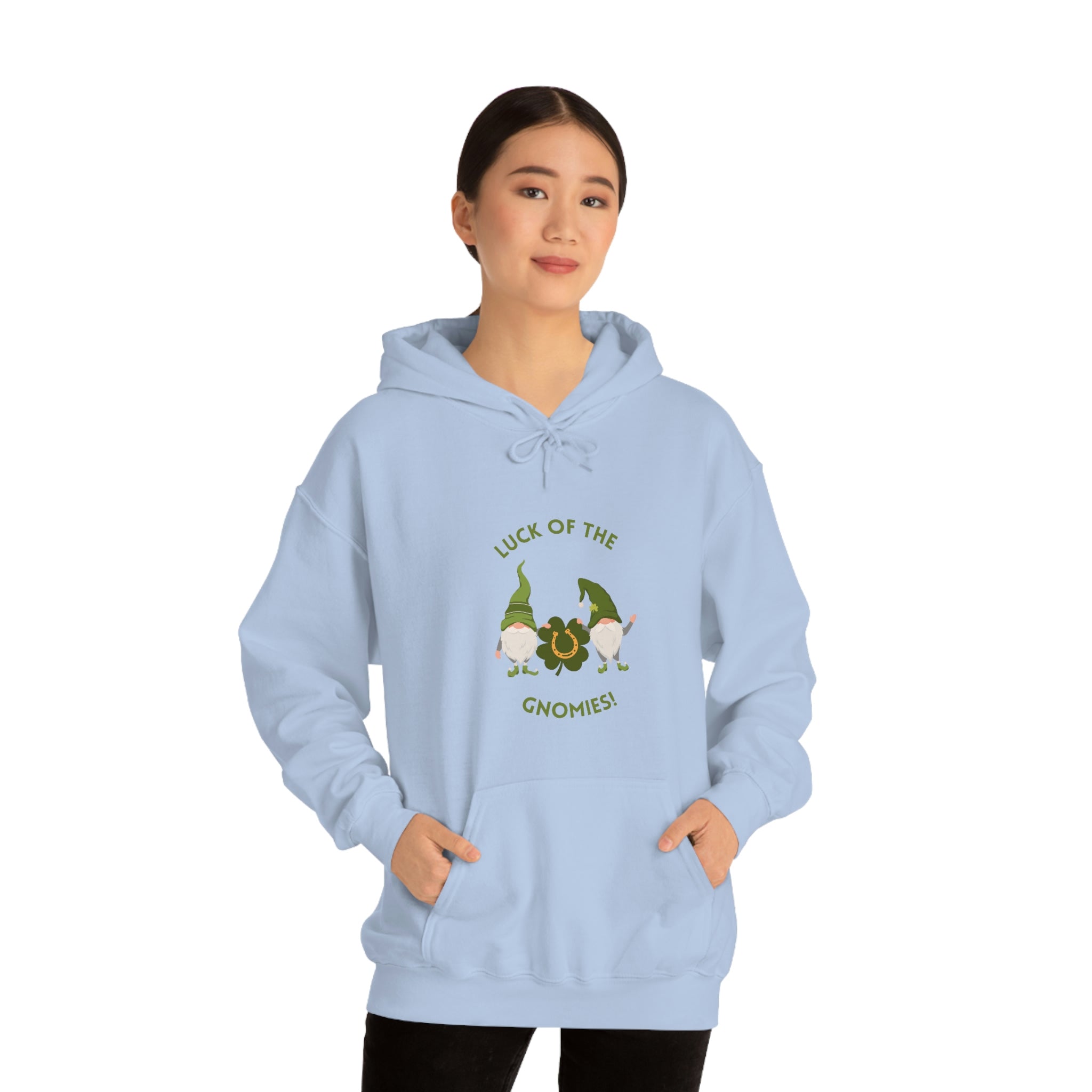 Luck Of The Gnomies! Unisex Heavy Blend™ Hooded Sweatshirt