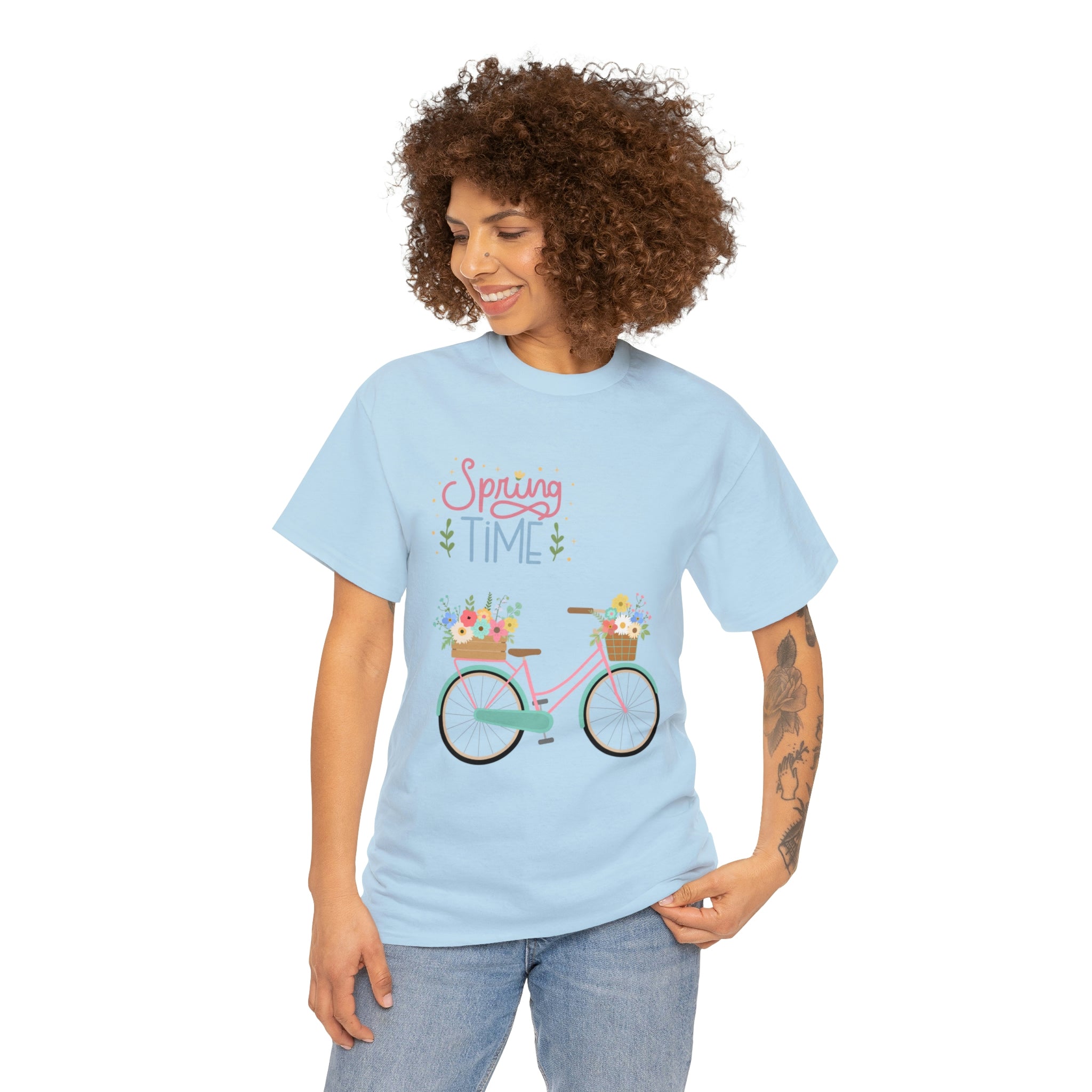 Spring Time Unisex Heavy Cotton Tee