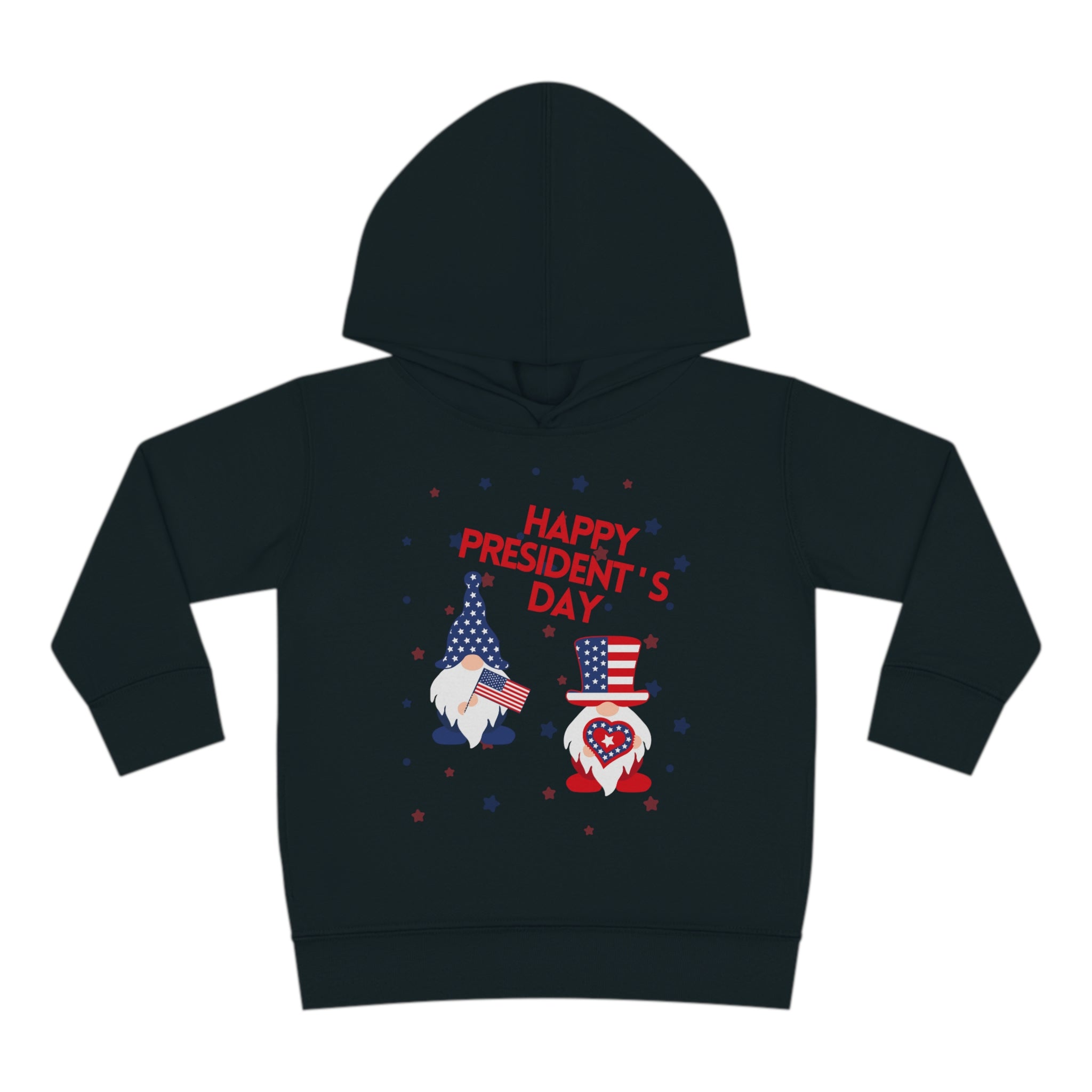 Happy President's Day Gnome Toddler Pullover Fleece Hoodie