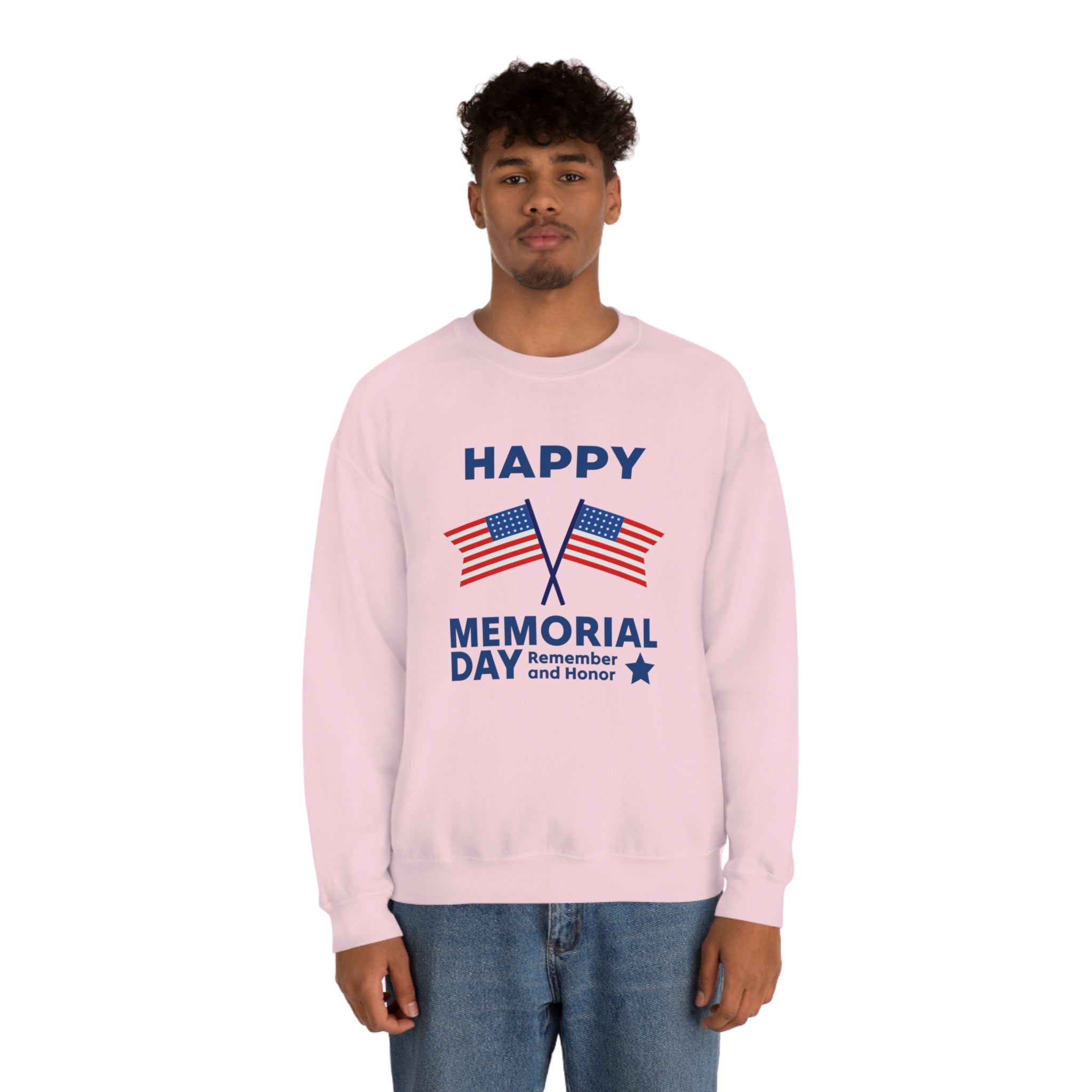 Happy Memorial Day Unisex Heavy Blend™ Crewneck Sweatshirt