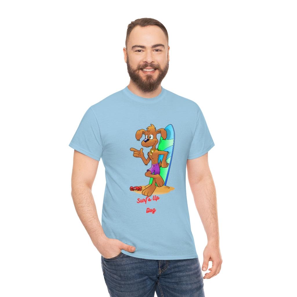 Surf's Up Dog Unisex Heavy Cotton Tee