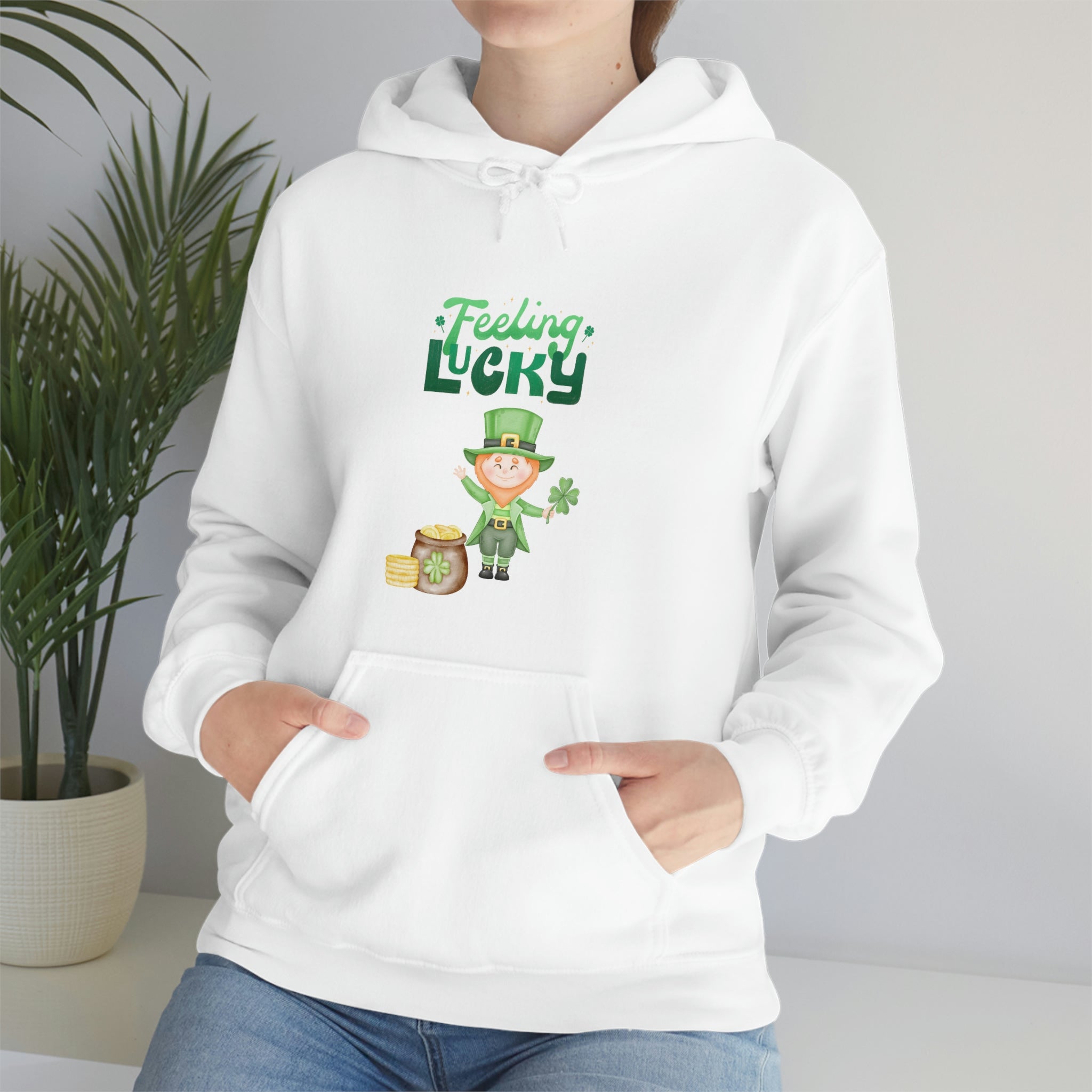 Feeling Lucky Unisex Heavy Blend™ Hooded Sweatshirt