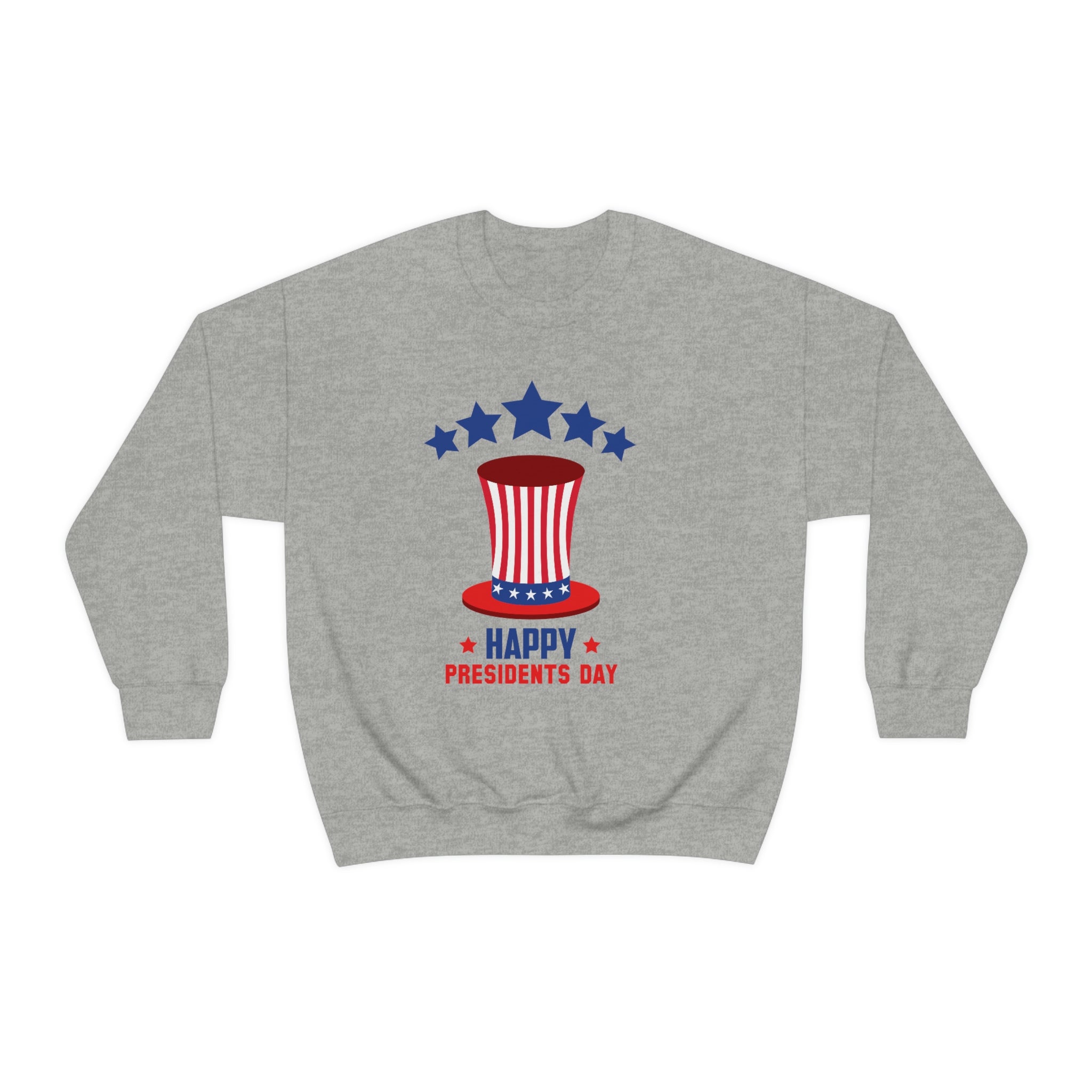 Happy President's Day Hat Unisex Heavy Blend™ Crewneck Sweatshirt