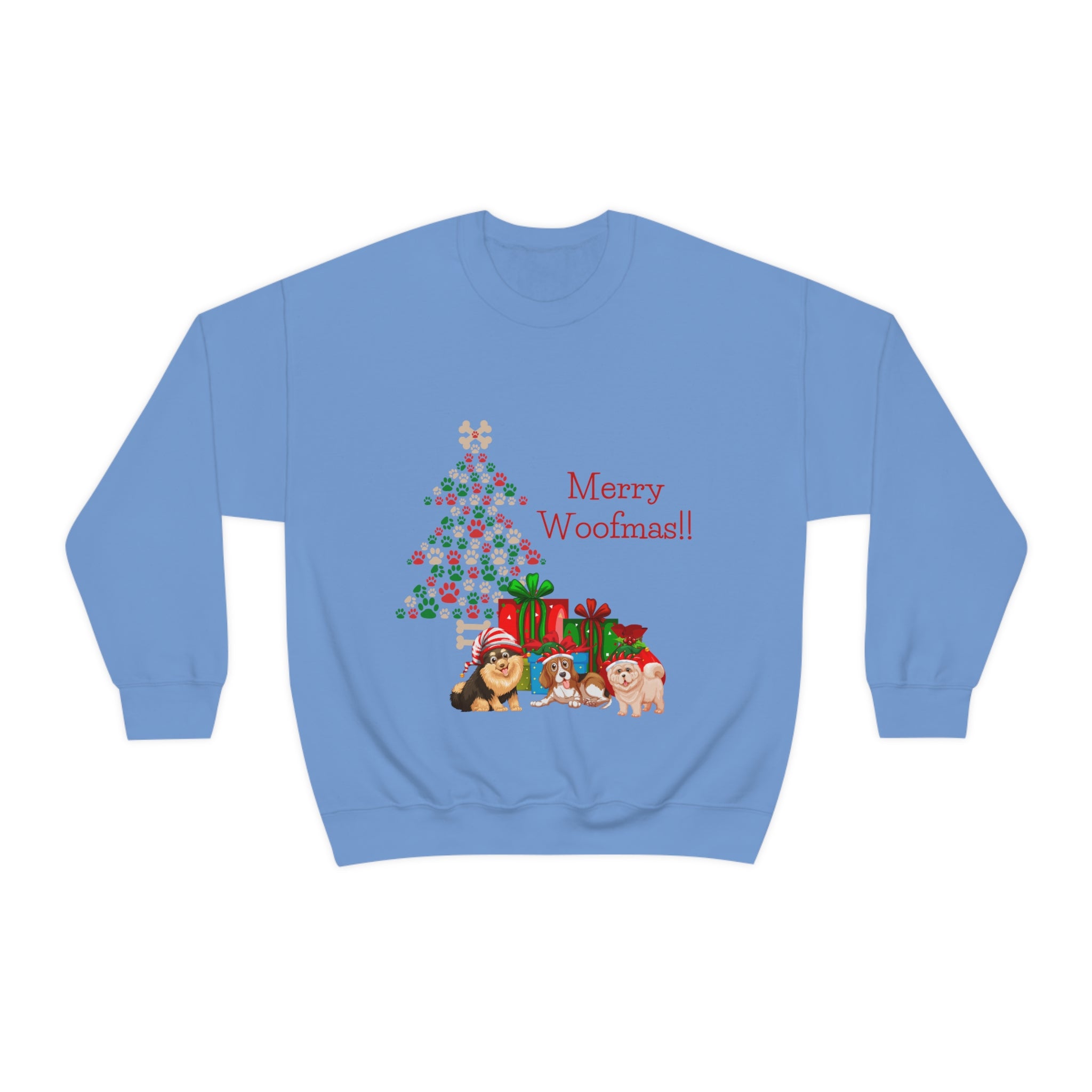 Merry Woolfmas Unisex Heavy Blend™ Crewneck Sweatshirt