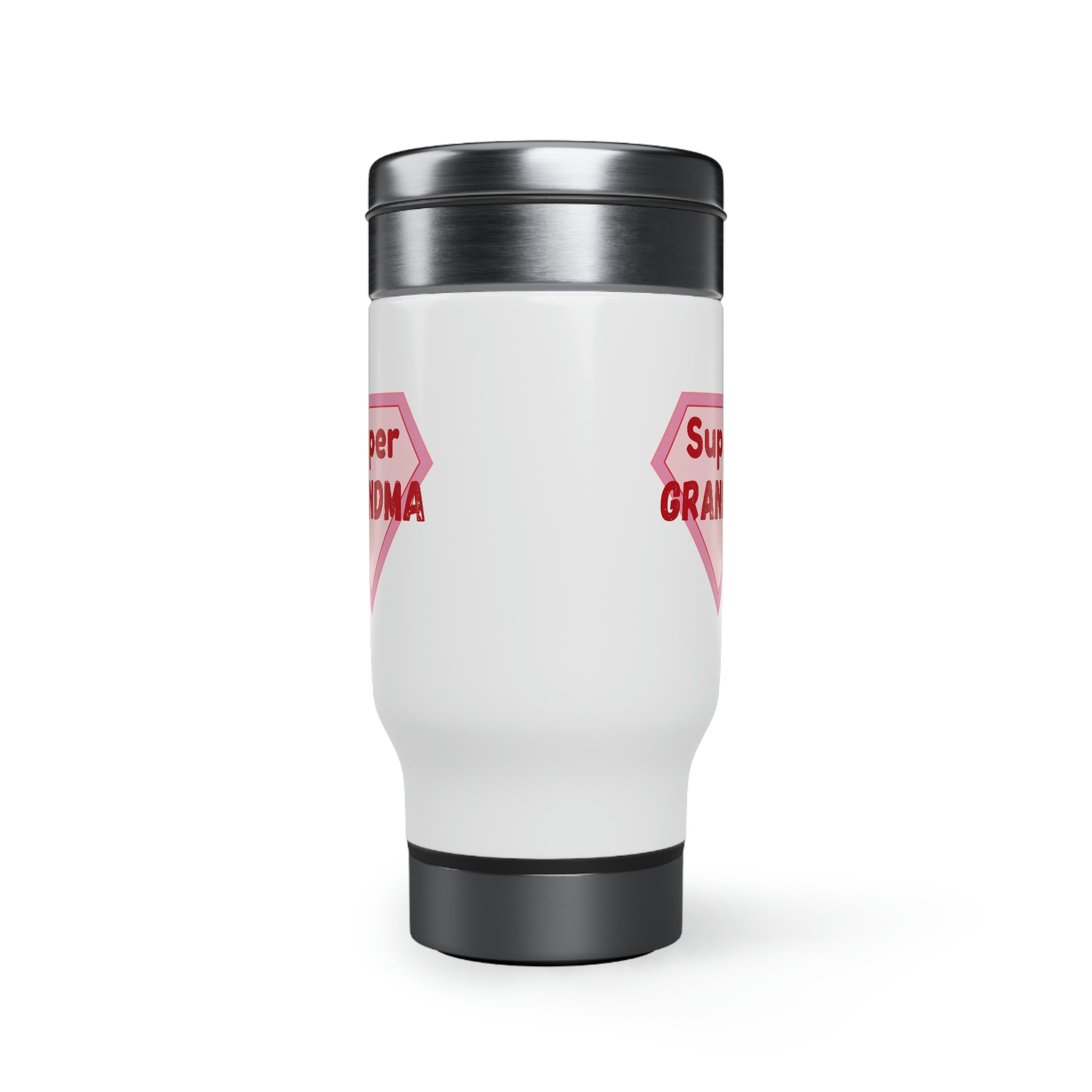 Super Grandma Stainless Steel Travel Mug with Handle, 14oz