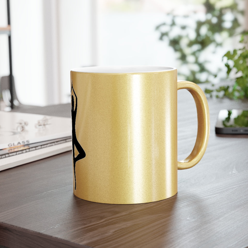 Ballerina Metallic Mug (Silver / Gold)