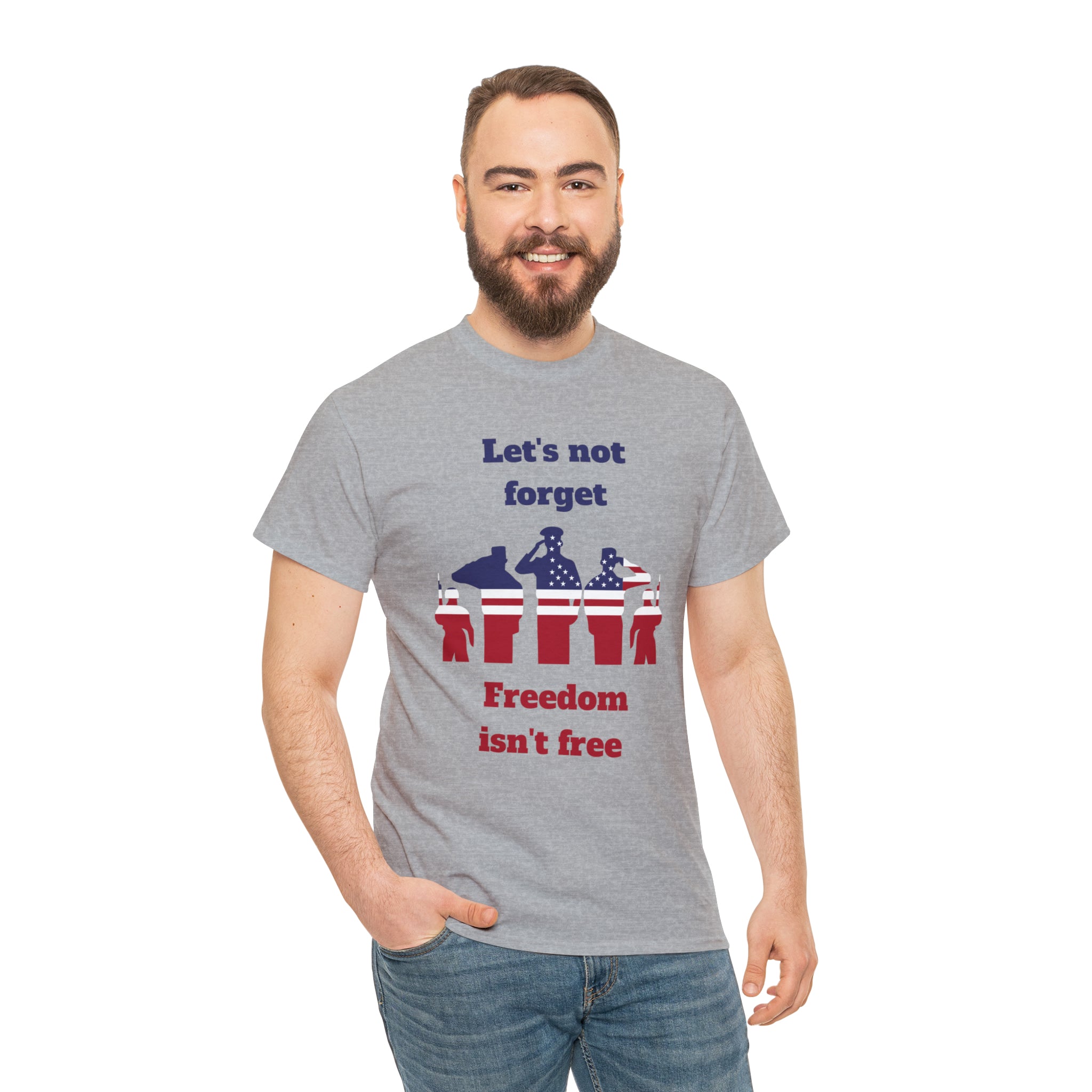 Memorial Day Freedom Is Not Free Unisex Heavy Cotton Tee