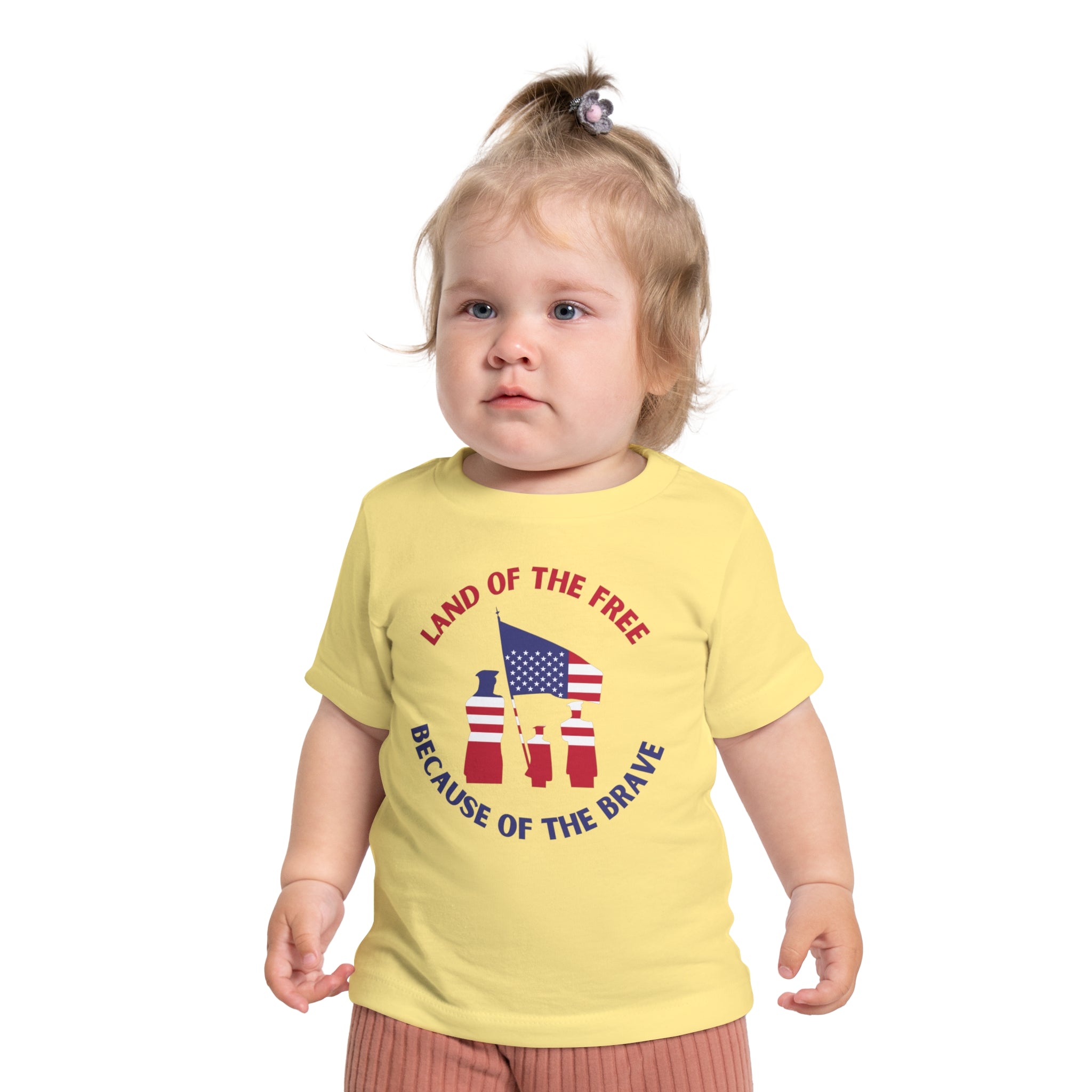 Memorial Day land Of The Free Baby Short Sleeve T-Shirt