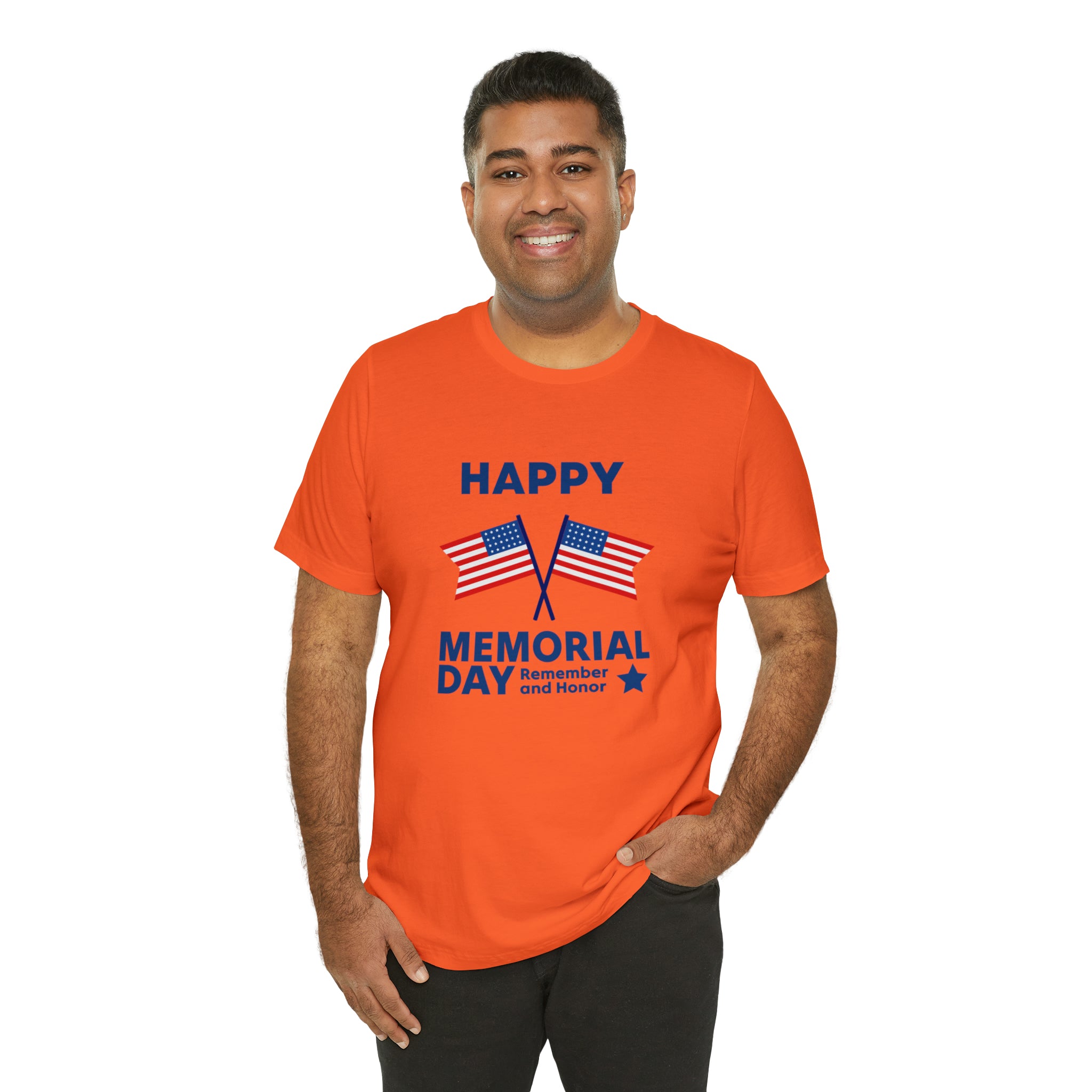Happy Memorial Day Unisex Jersey Short Sleeve Tee