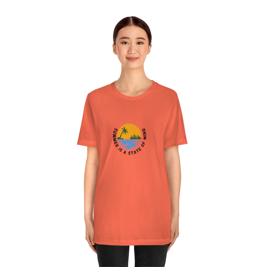 Summer Is A State Of Mind Unisex Jersey Short Sleeve Tee