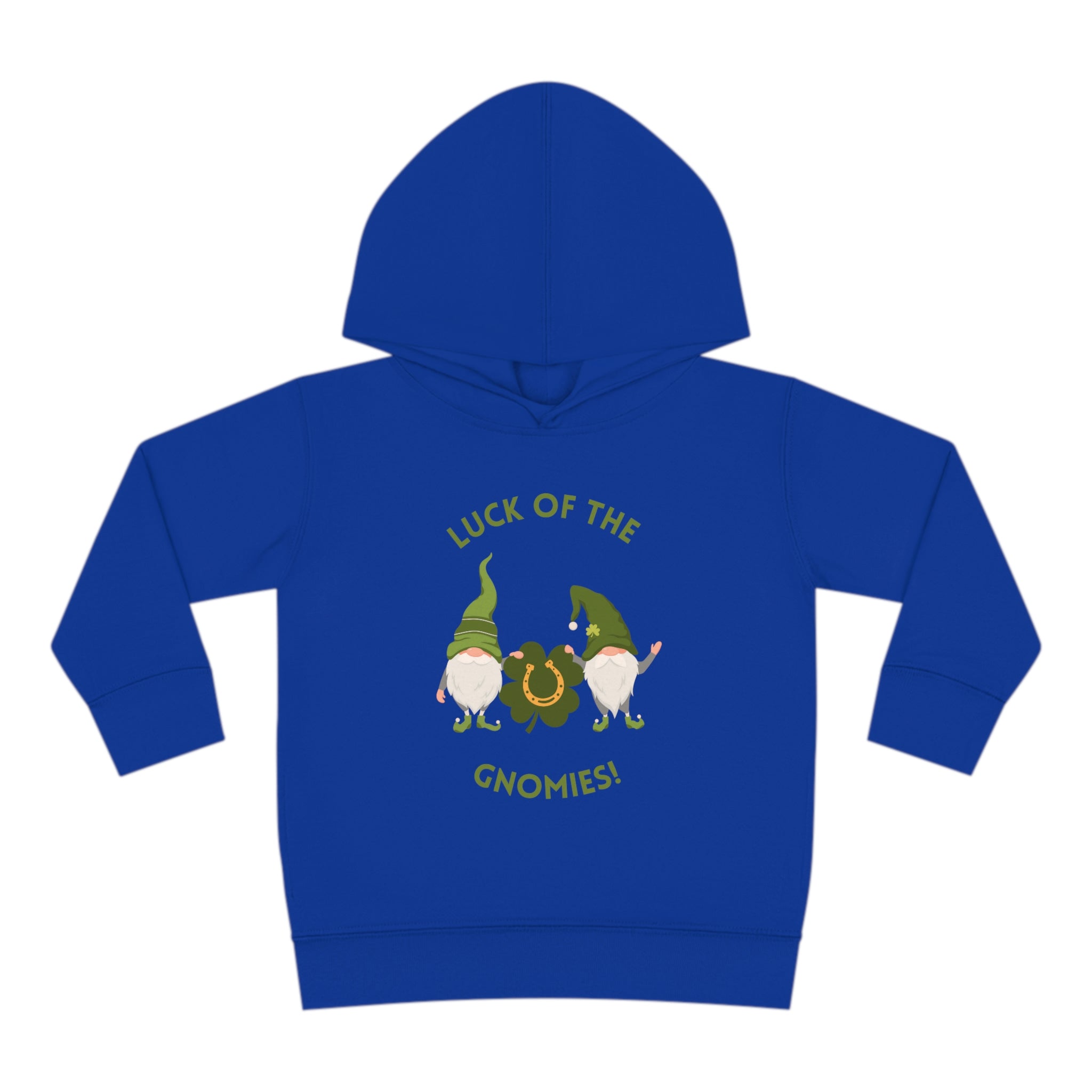 The Luck Of The Gnomies! Toddler Pullover Fleece Hoodie