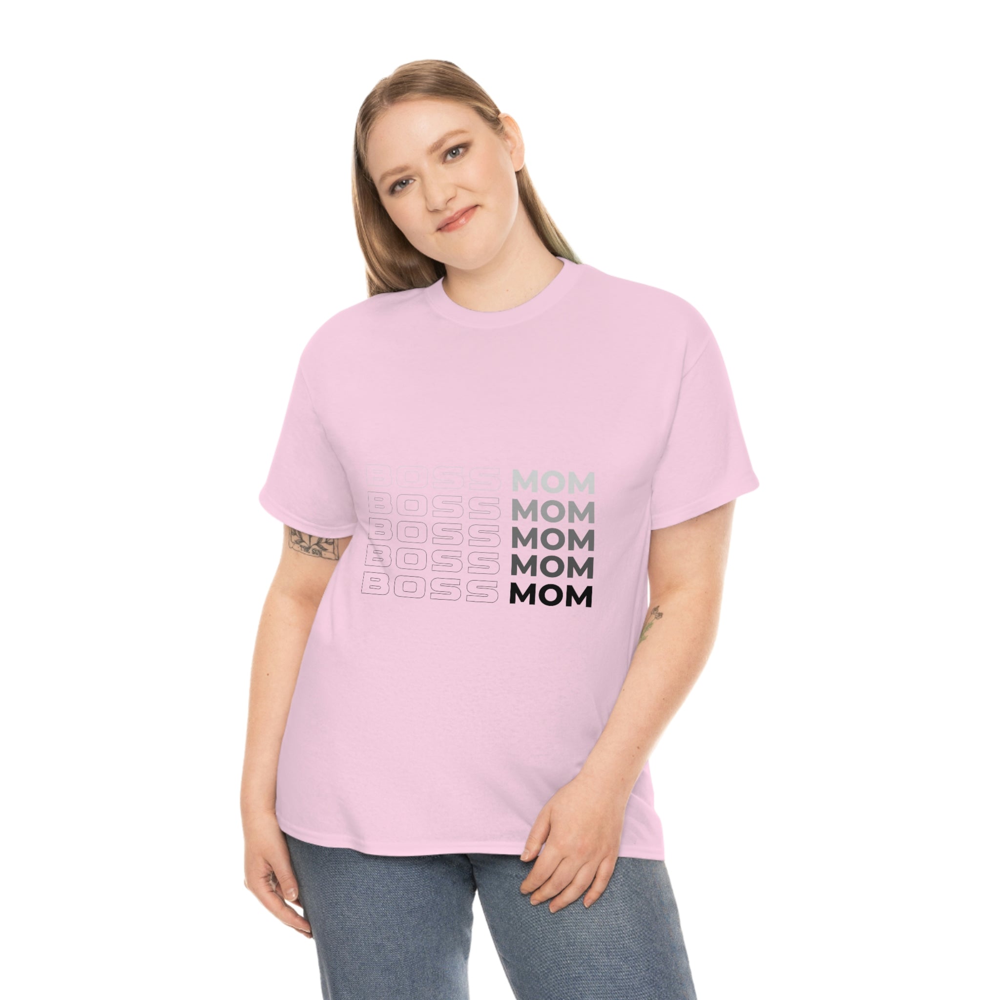 Boss Mom Unisex Heavy Cotton Tee