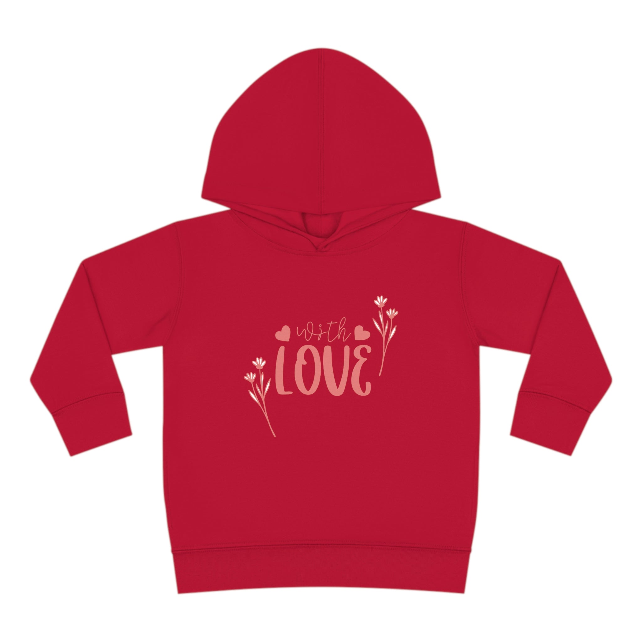 With Love Toddler Pullover Fleece Hoodie